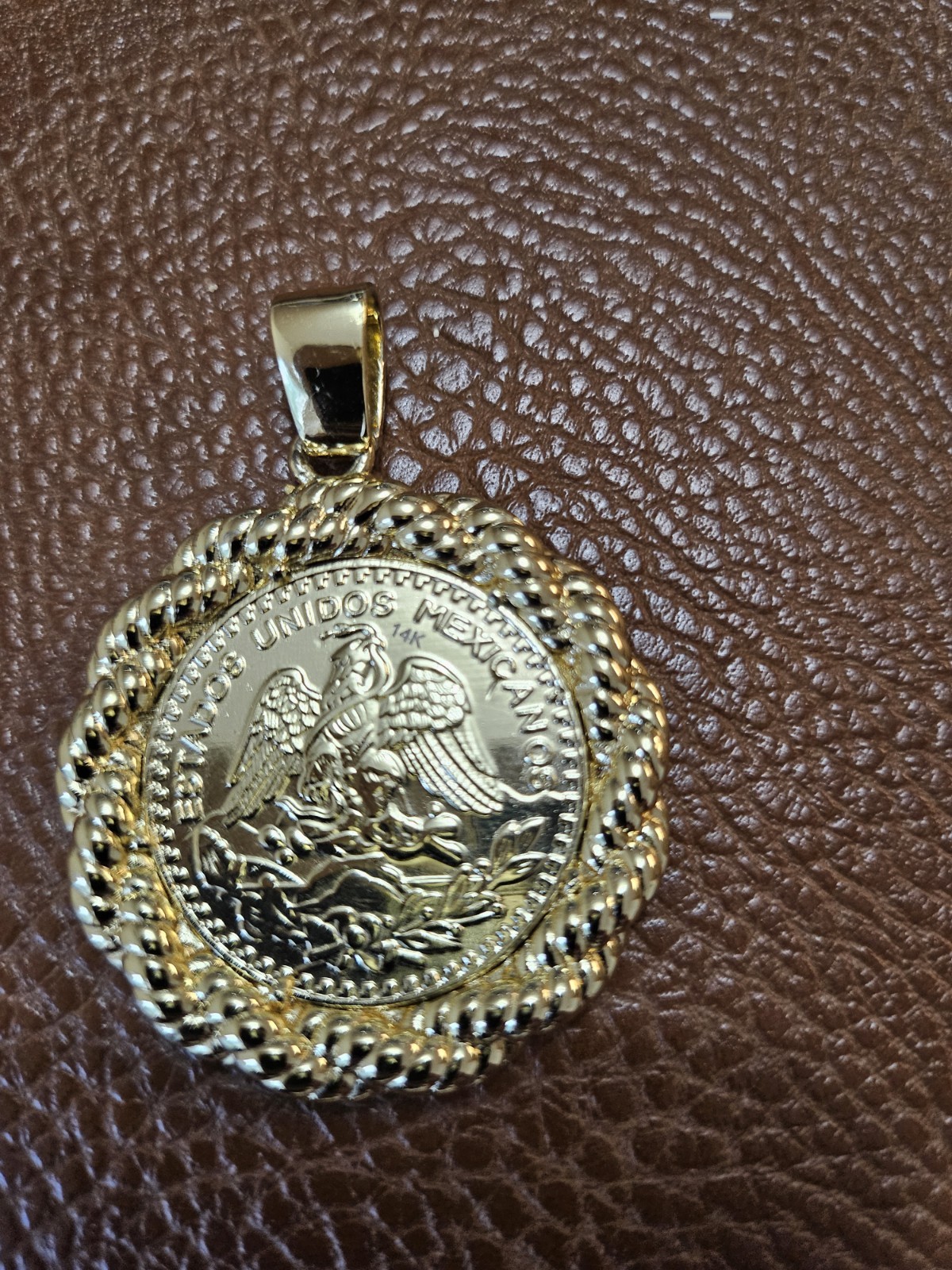 Gold-Plated Pendant with Multiple Gemstones