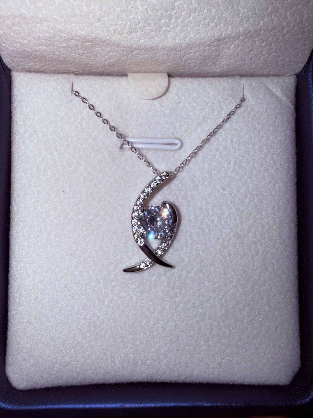 Moissanite Necklace GRA Certified