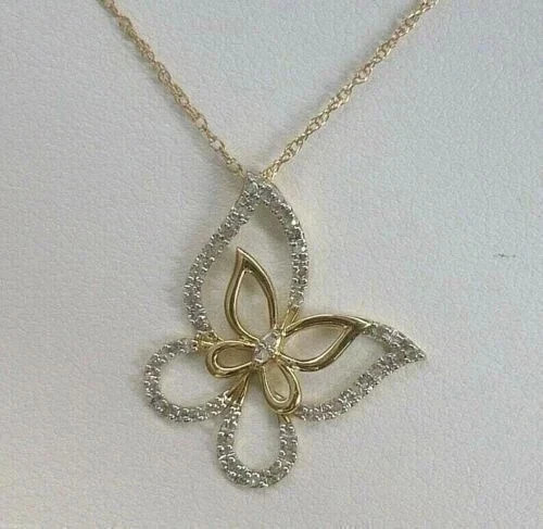 2.50Ct Round Cut White Lab Created Women’s Fancy Pendant 14K Yellow Gold Plated