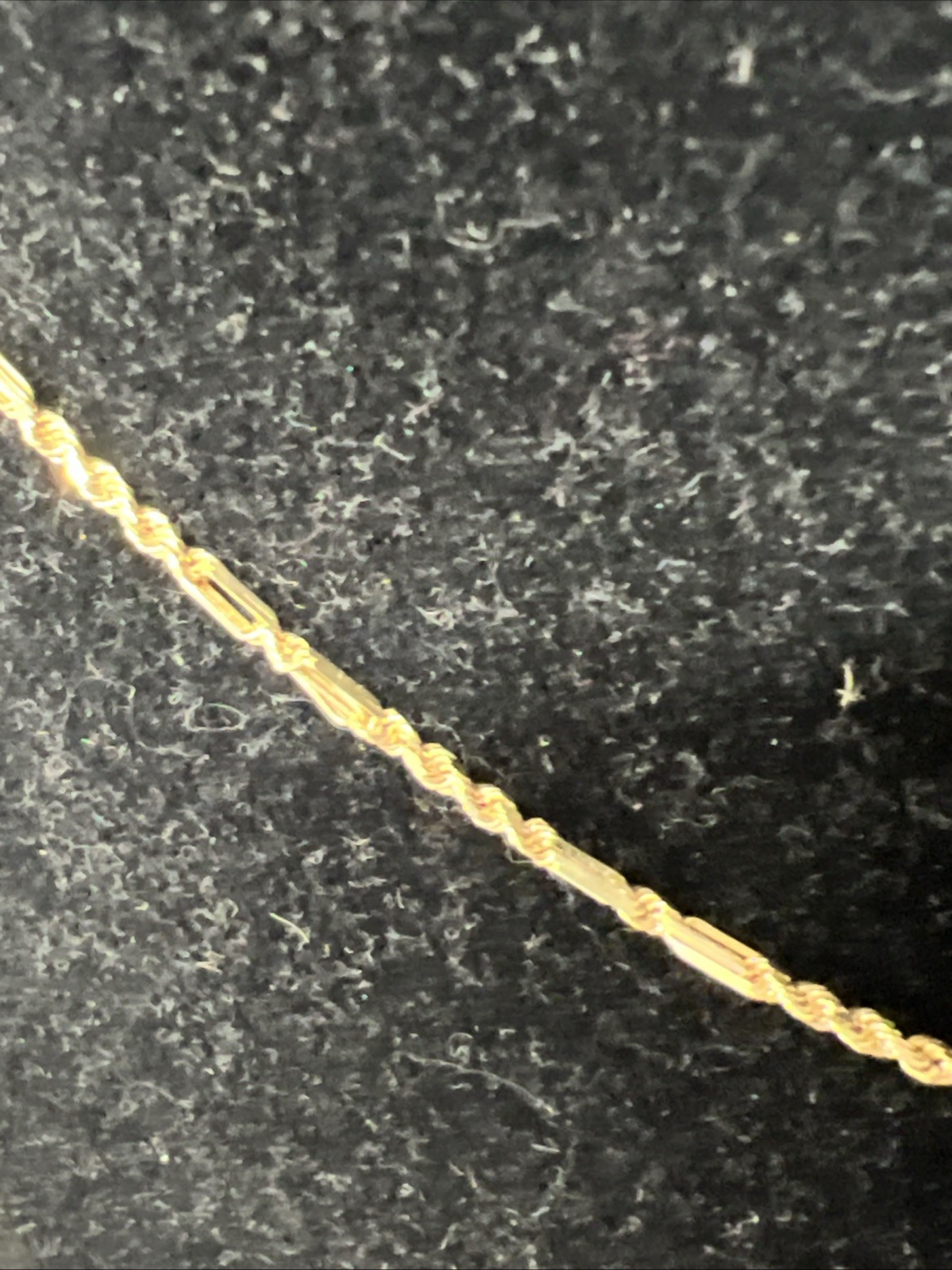 Solid 14k Gold Rope Chain Necklace 18 Inch About 4.6 Grams Amazing Shape! G1