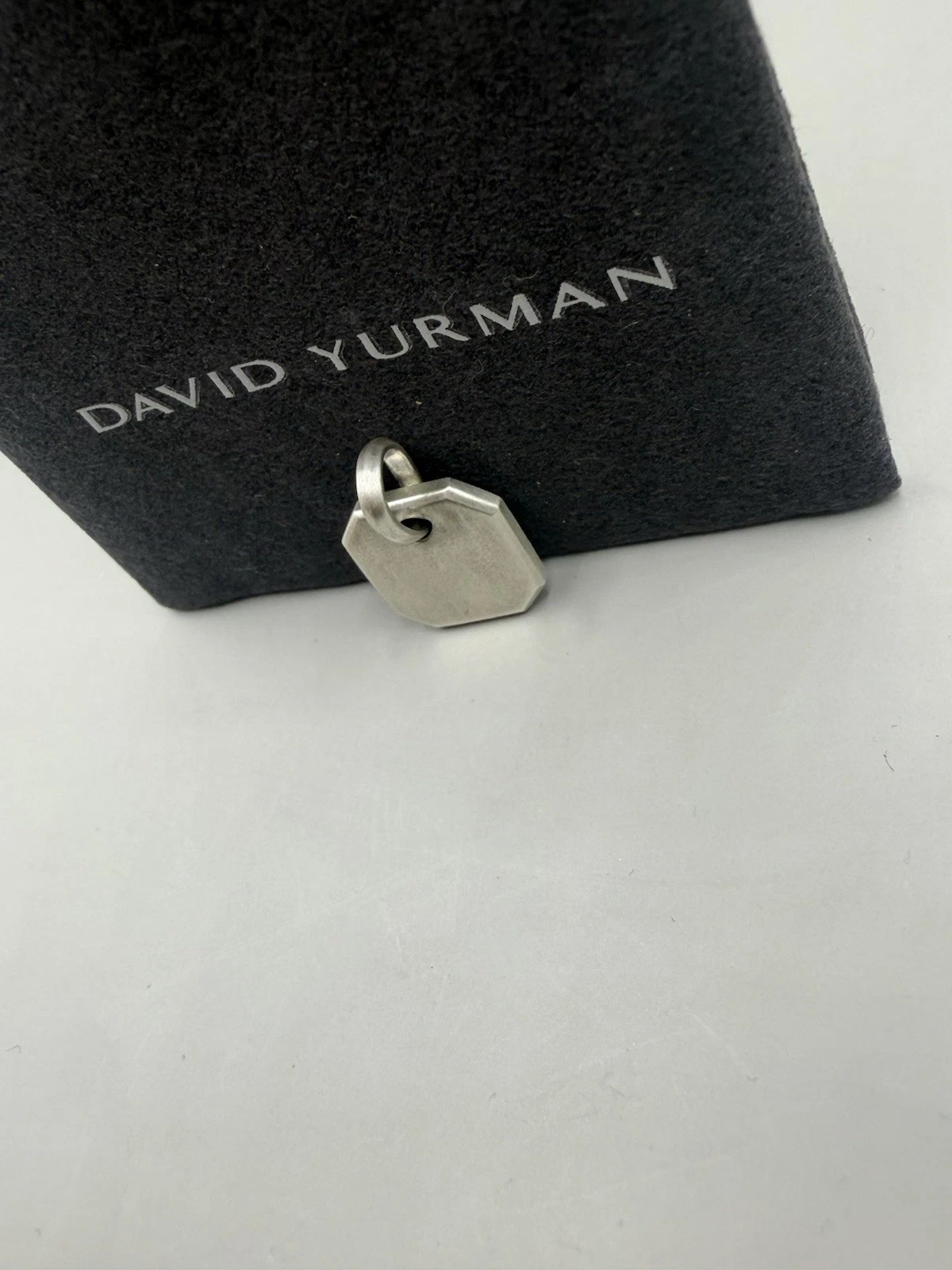 David Yurman Octagonal Amulet Sterling Silver, 15 mm