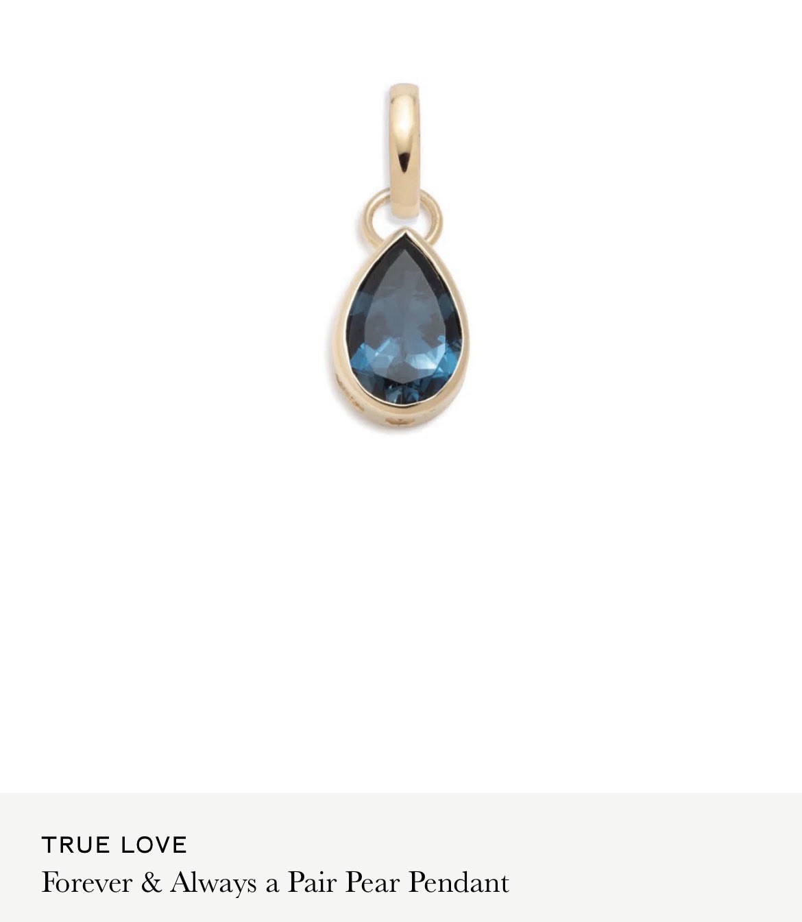 Foundrae 6 Carat London Blue topaz With Foundrae 18” Mixed belcher Chain. 18k