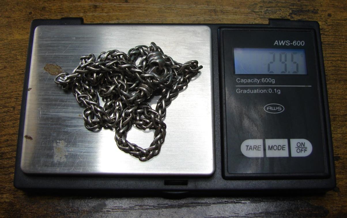 David Yurman Sterling Silver 20″ Wheat Chain Necklace 5mm