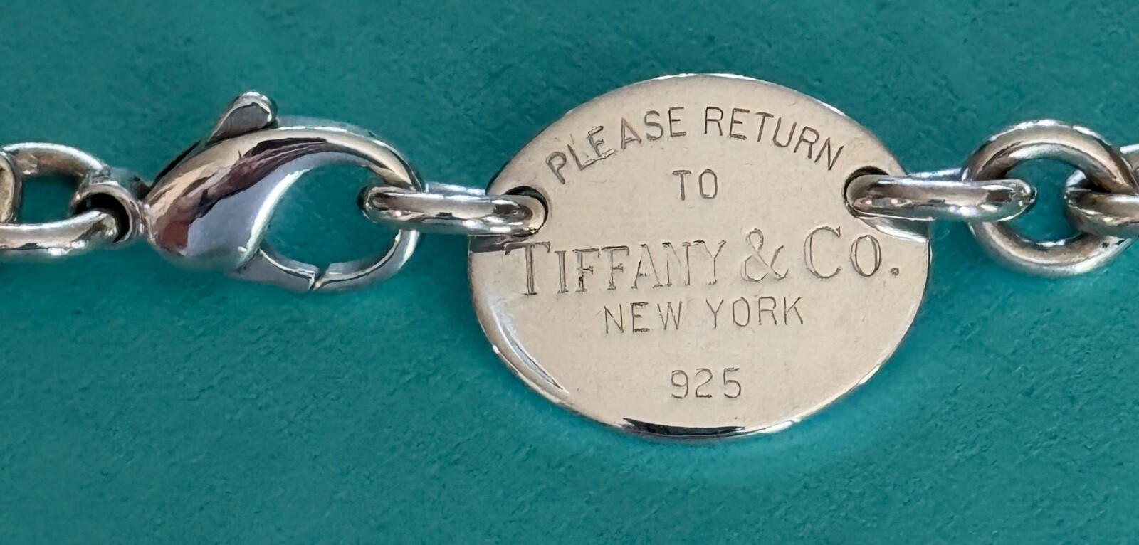 Tiffany & Co. Return To Choker Necklace Sterling Silver 925 15 1/2″ Necklace