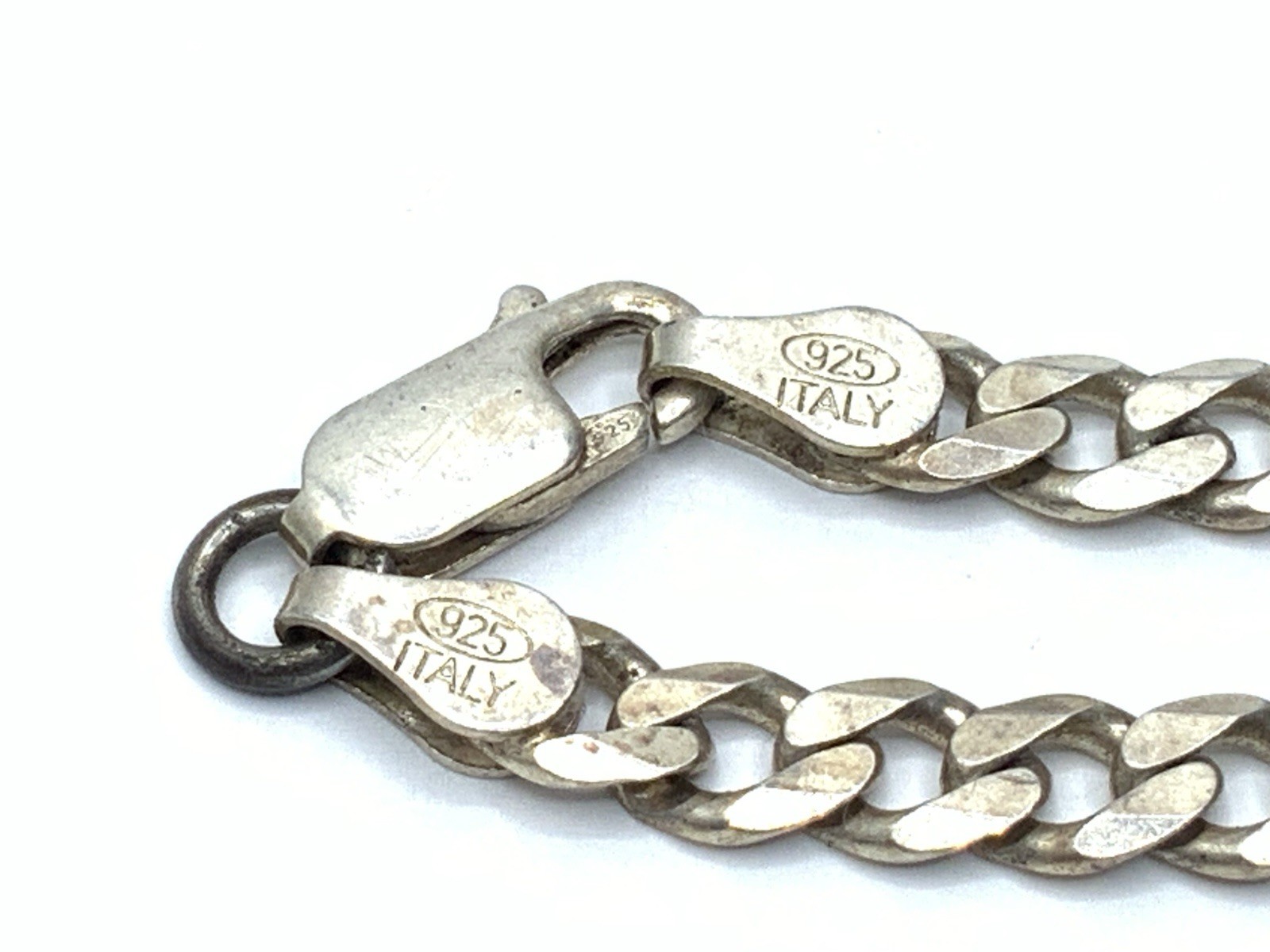 Italy 925 Sterling Silver 4.6 mm Cuban Curb Link Chain 22” Necklace ~ 18.3g