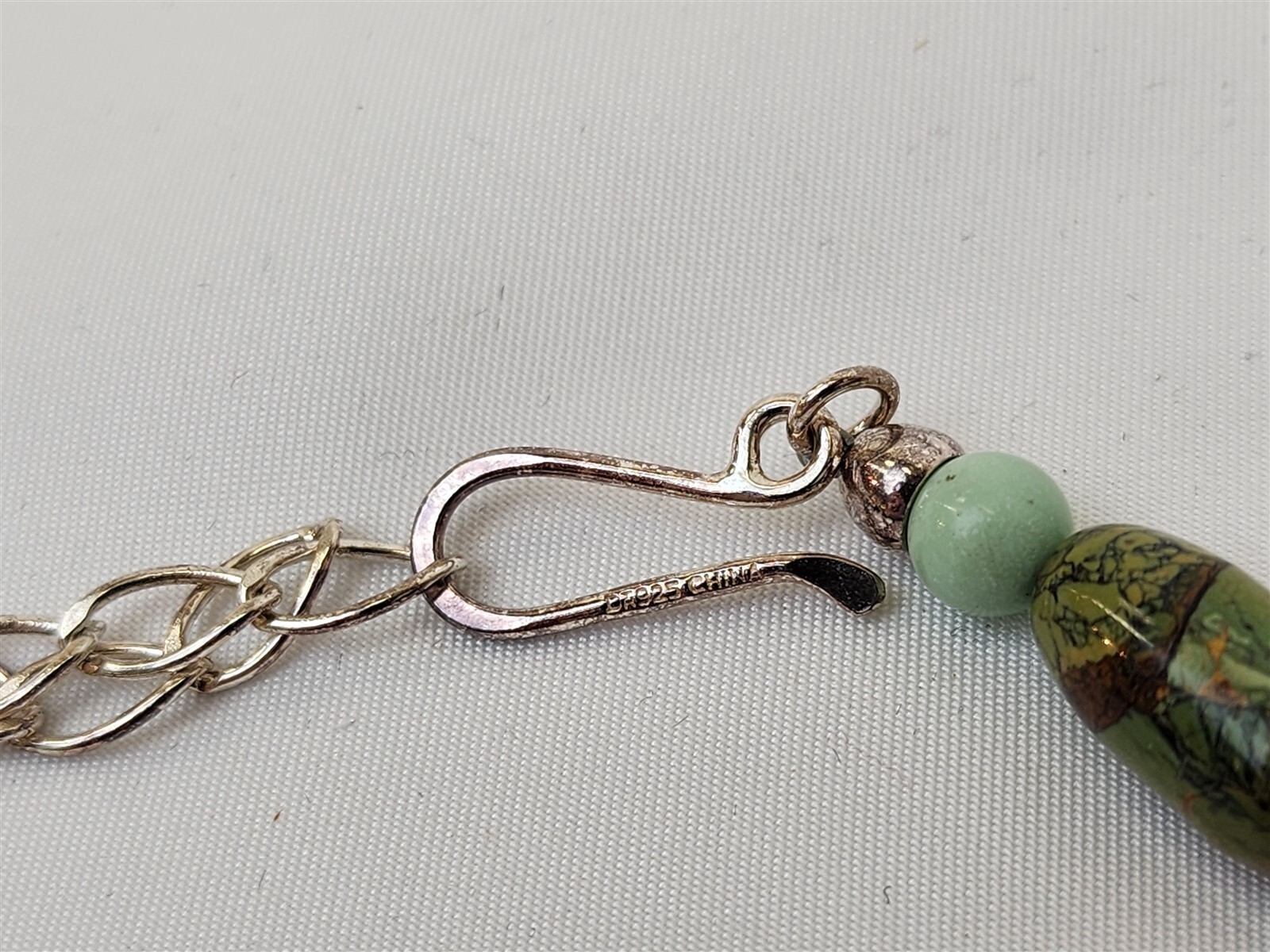Jay King DRT Mine Finds Sterling 925 Turquoise Heart Pendant Necklace