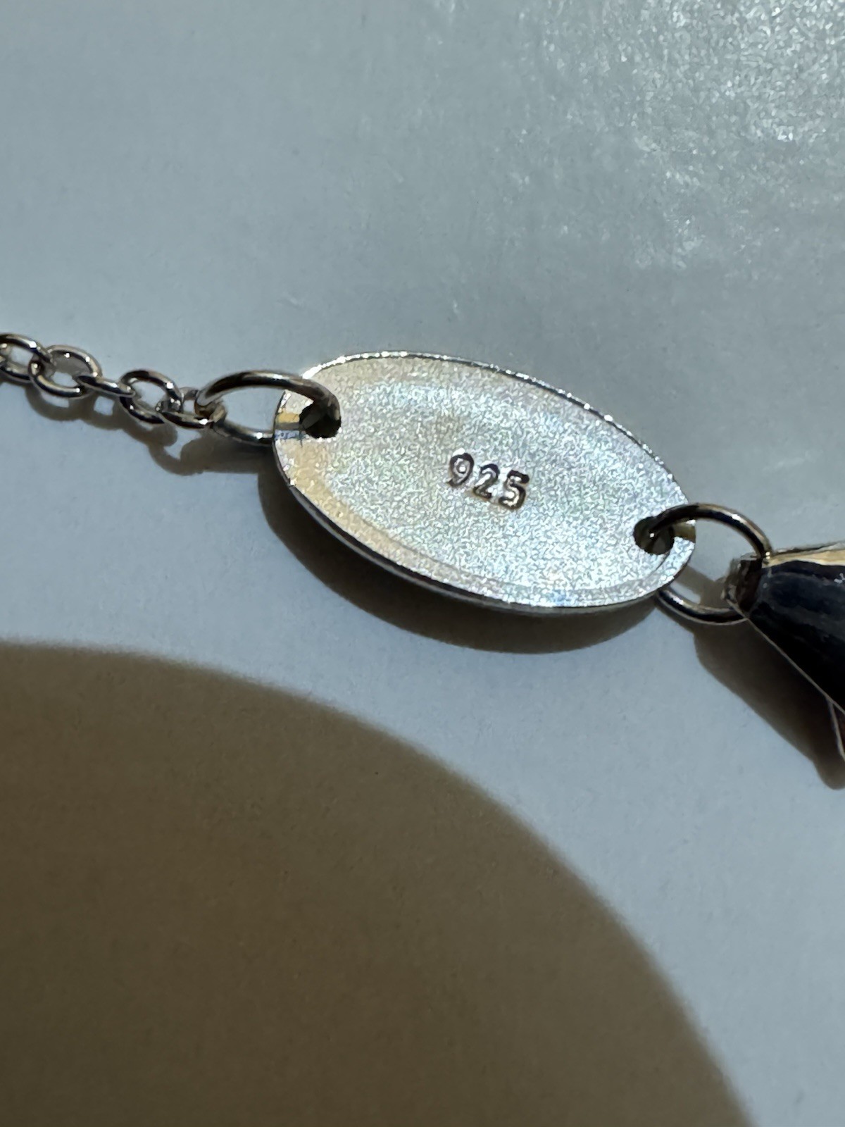 Vera Wang Infinity Pendant Necklace Sapphire And Diamonds.