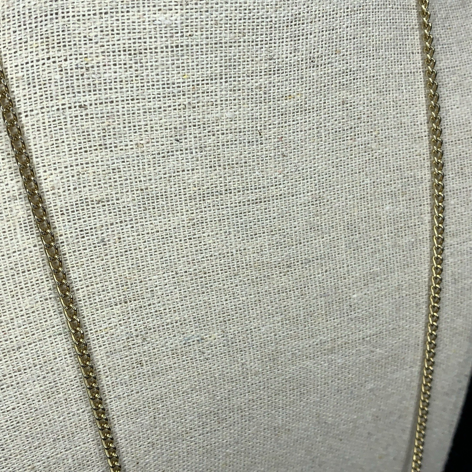 Classic Gold Chain Necklace 30” Length Pullover Style Unisex Adult