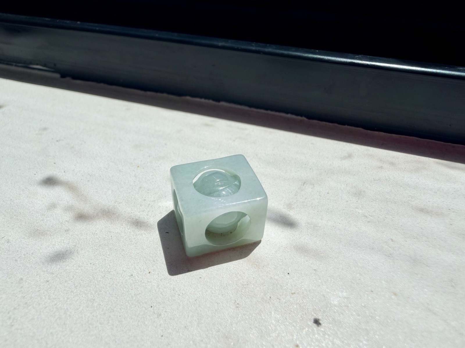 jadeite Burma Pendant Dice Rolling Green Type A Burmese Jade 翡翠转运珠