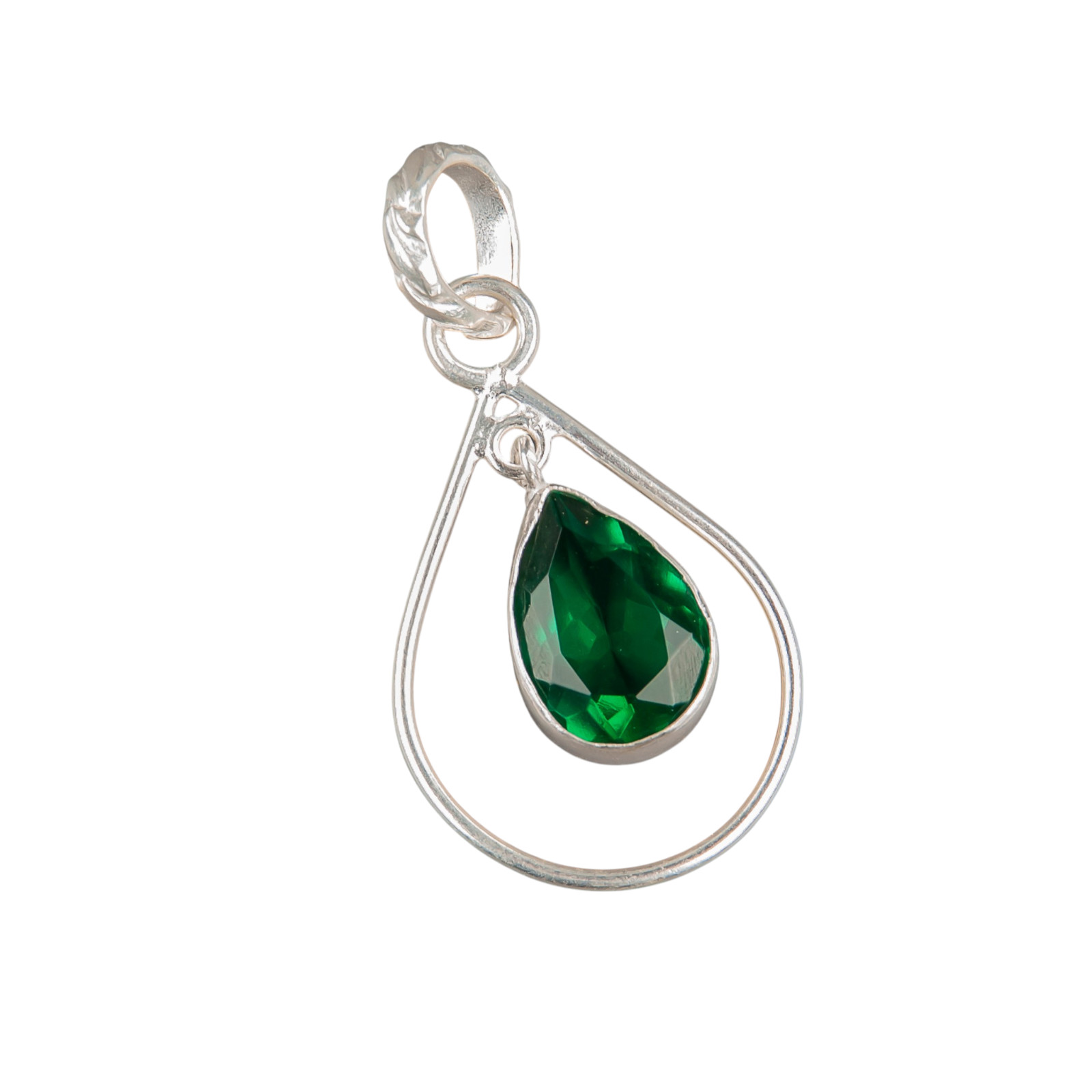 Chrome Diopside Gemstone 925 Solid Silver Handmade Pendent 1.60″ Gift For Her