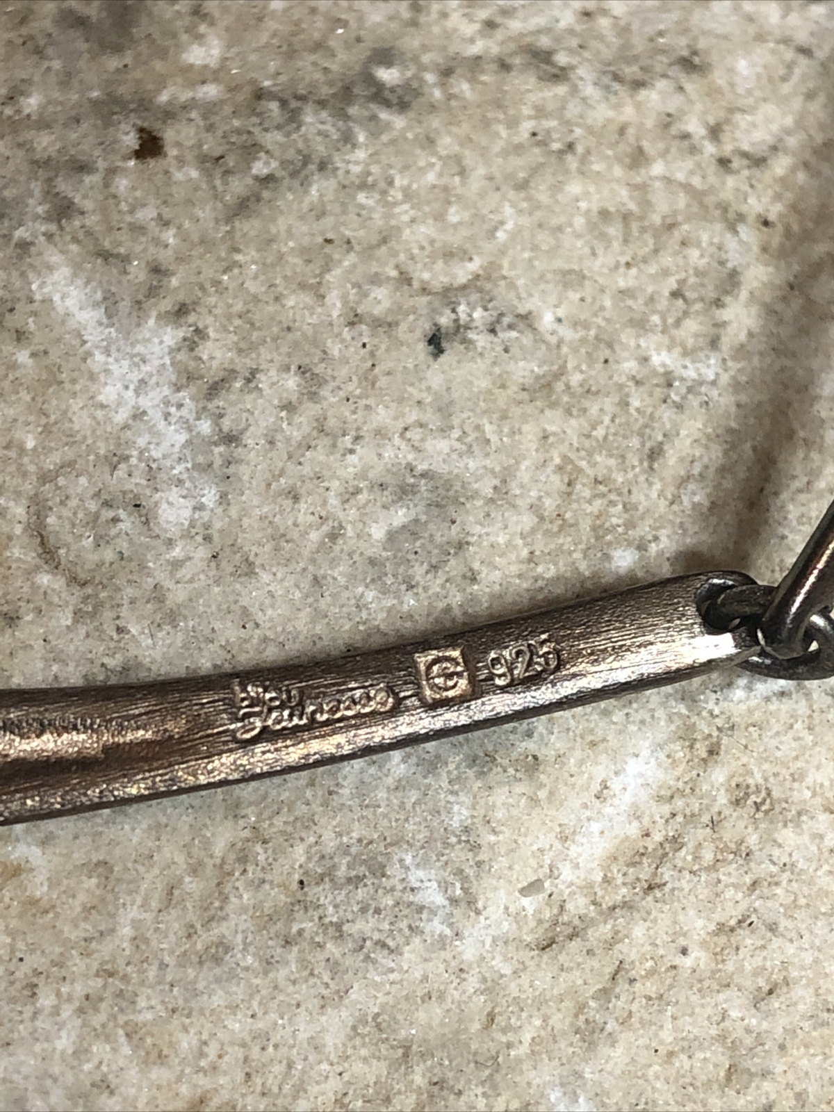 BIJOU JEUNESSE GUNTHER 925 Sterling Silver Collar Necklace 15 1/2″, 25g Germany