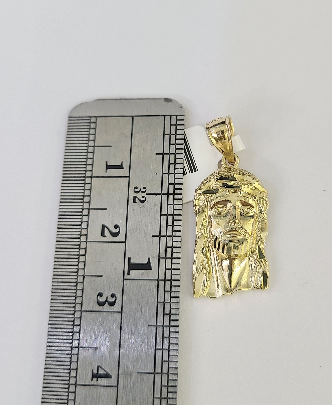 10K Gold Miami Cuban Chain Jesus Head 18″-28″ 3mm REAL Pendant Necklace SET
