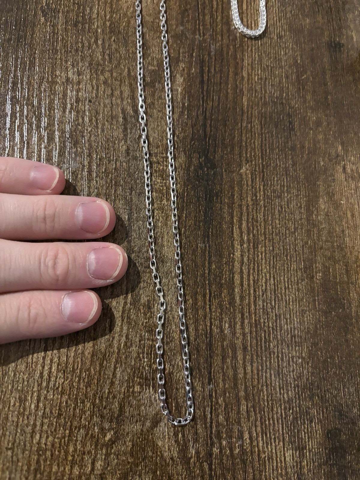 925 Franco Sterling Silver 8 in 2.7mm and 956 Sterling Silver Chain 24 in 2.5mm