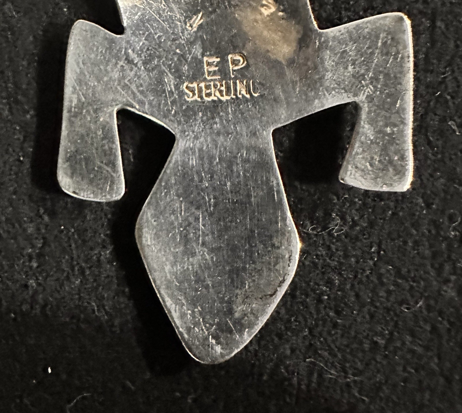 Sterling Silver 925 Gecko Lizard Charm Pendant, Signed EP Sterling