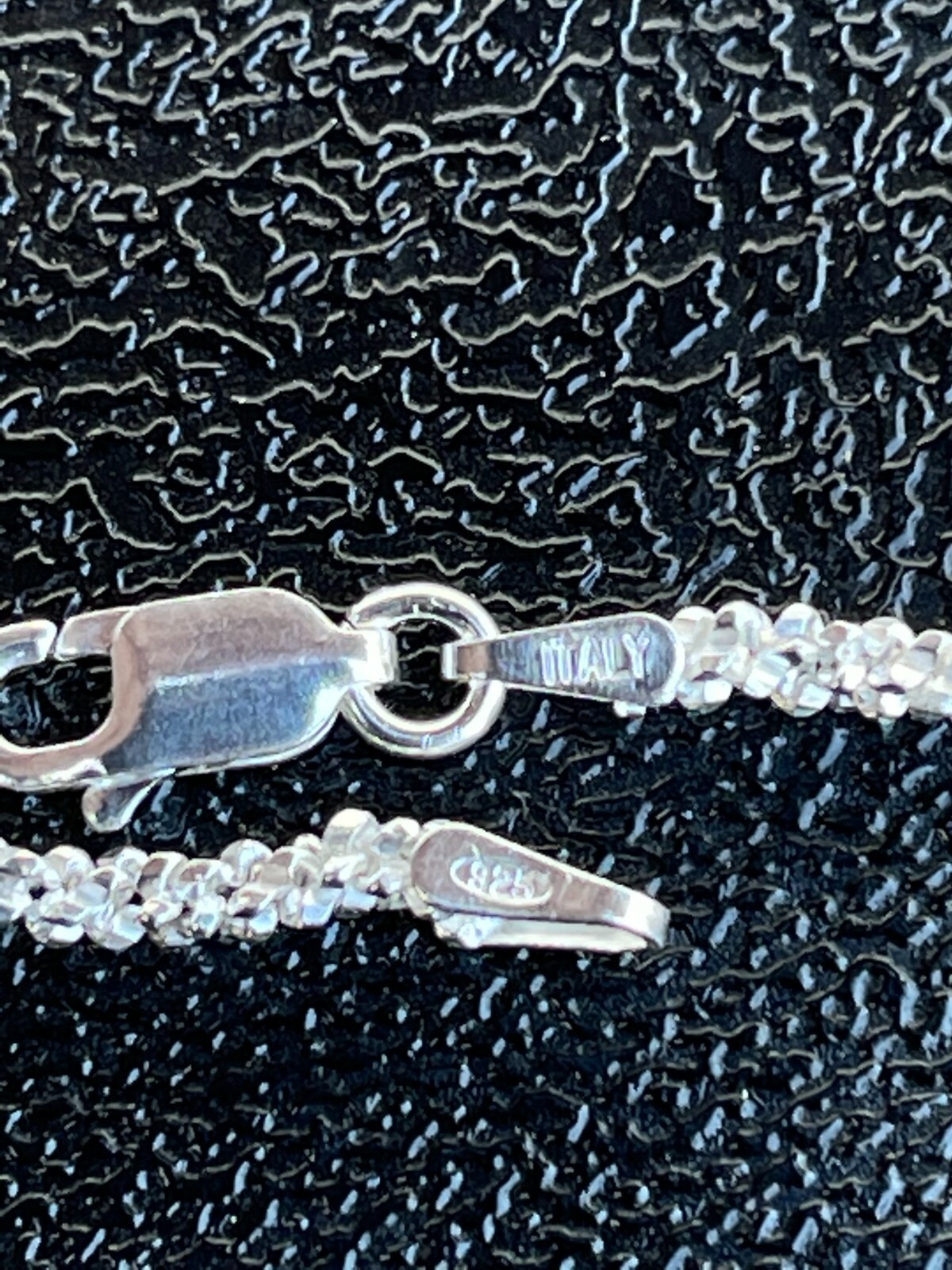 Real Solid 925 Sterling Silver Diamond Cut Sparkle Rope Chain Necklace 1mm – 3mm