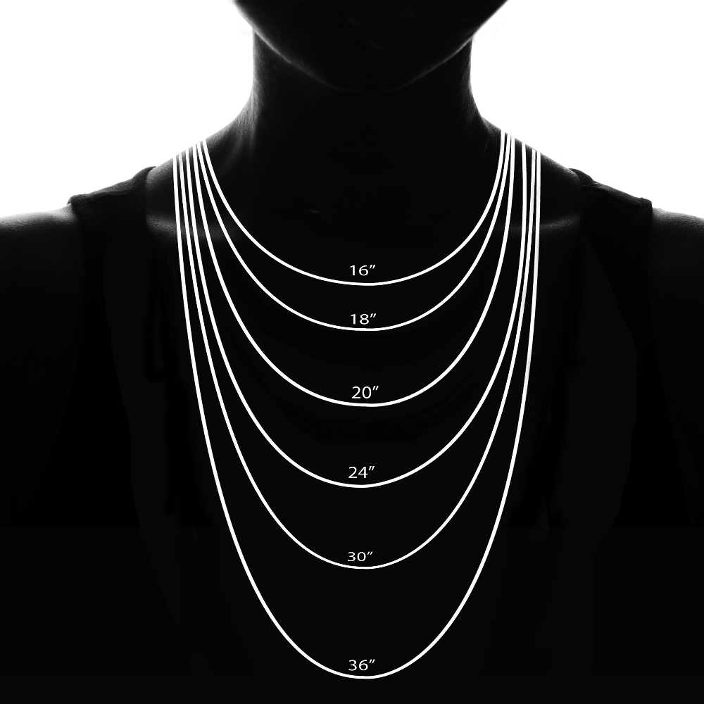 .925 Sterling Silver 1.45mm Italian Box Chain Necklace in Lengths 16-30