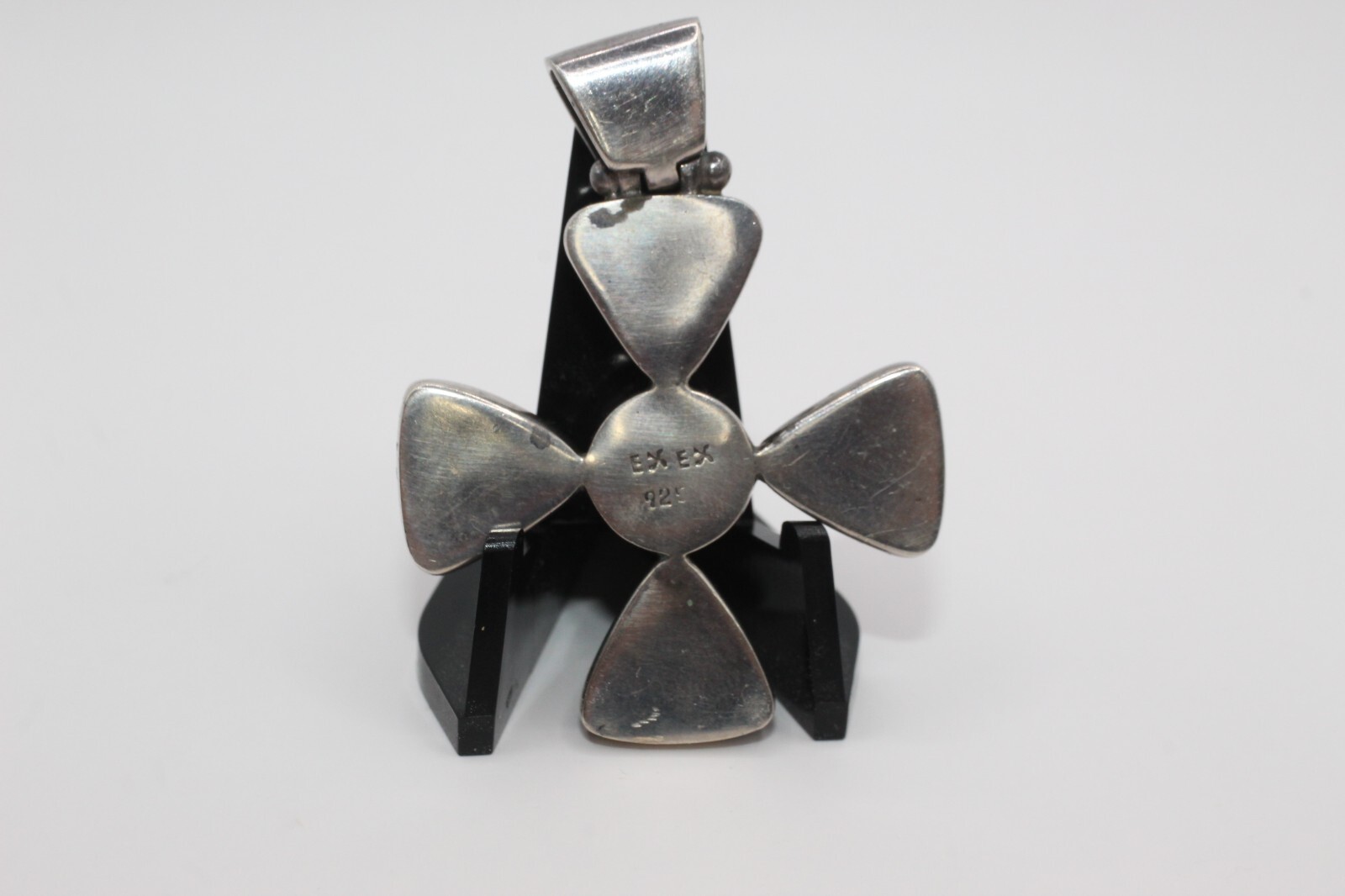 Claudia Agudelo ExEx SS Turquoise & Pearl Cross Pendant (054PID)