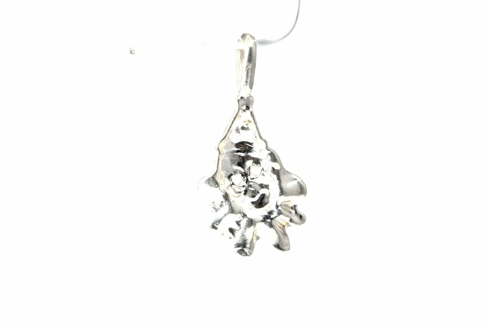 925 Sterling Silver Small Clown Head Charm/Pendant 1.3 Grams (PEN3495)