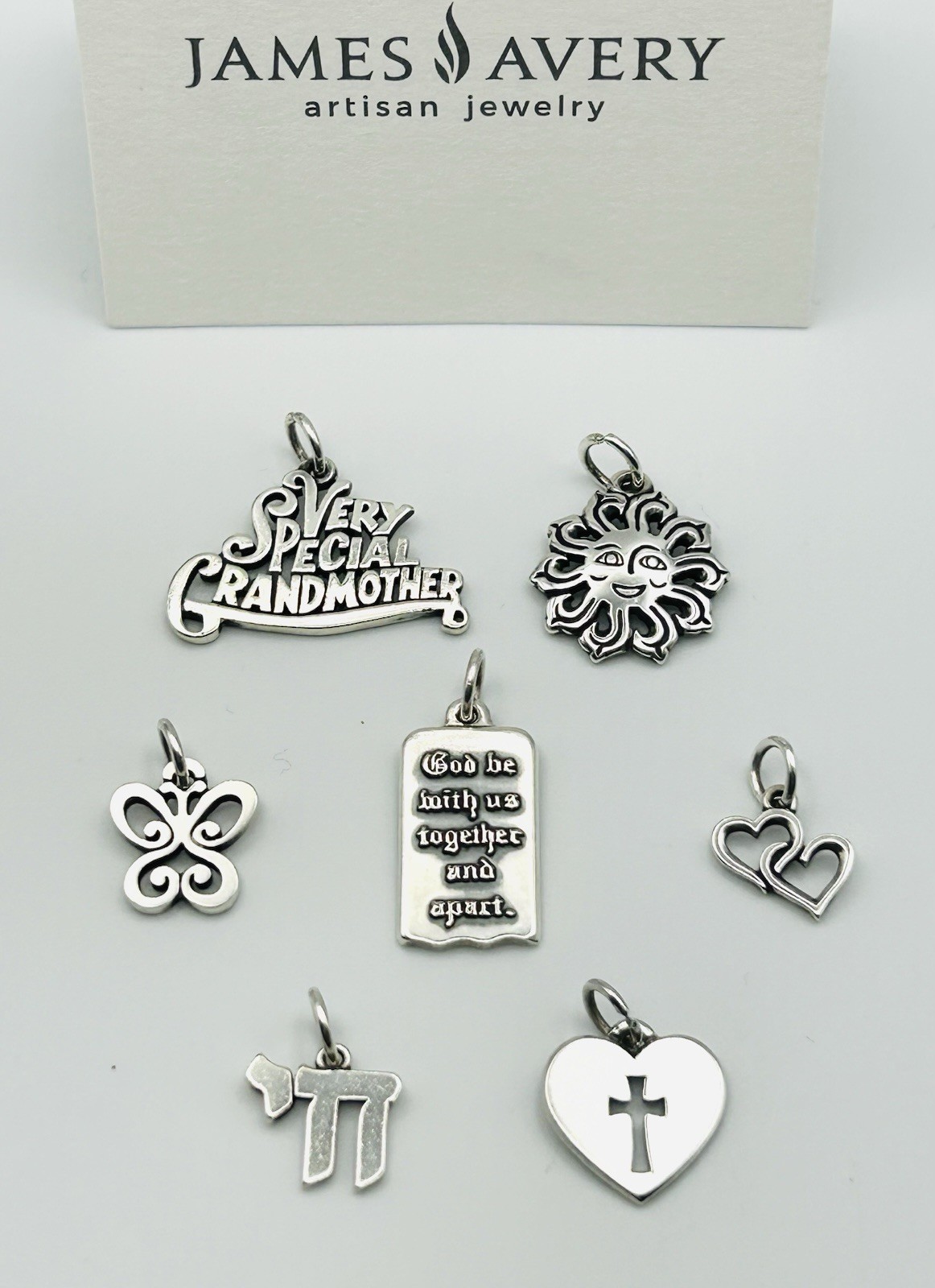 James Avery Sterling Silver Charms – Multiple Designs Available -Sold Separately