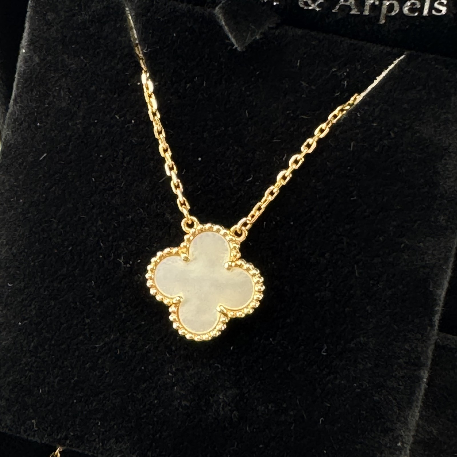 Van Cleef & Arpels Vintage Alhambra Necklace 750 Yellow Gold (VCARA45900) – 2012