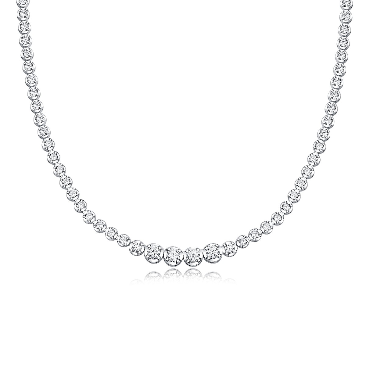 S925 Sterling Silver Moissanite Pendant Necklace – In The Name of Light Luxury D