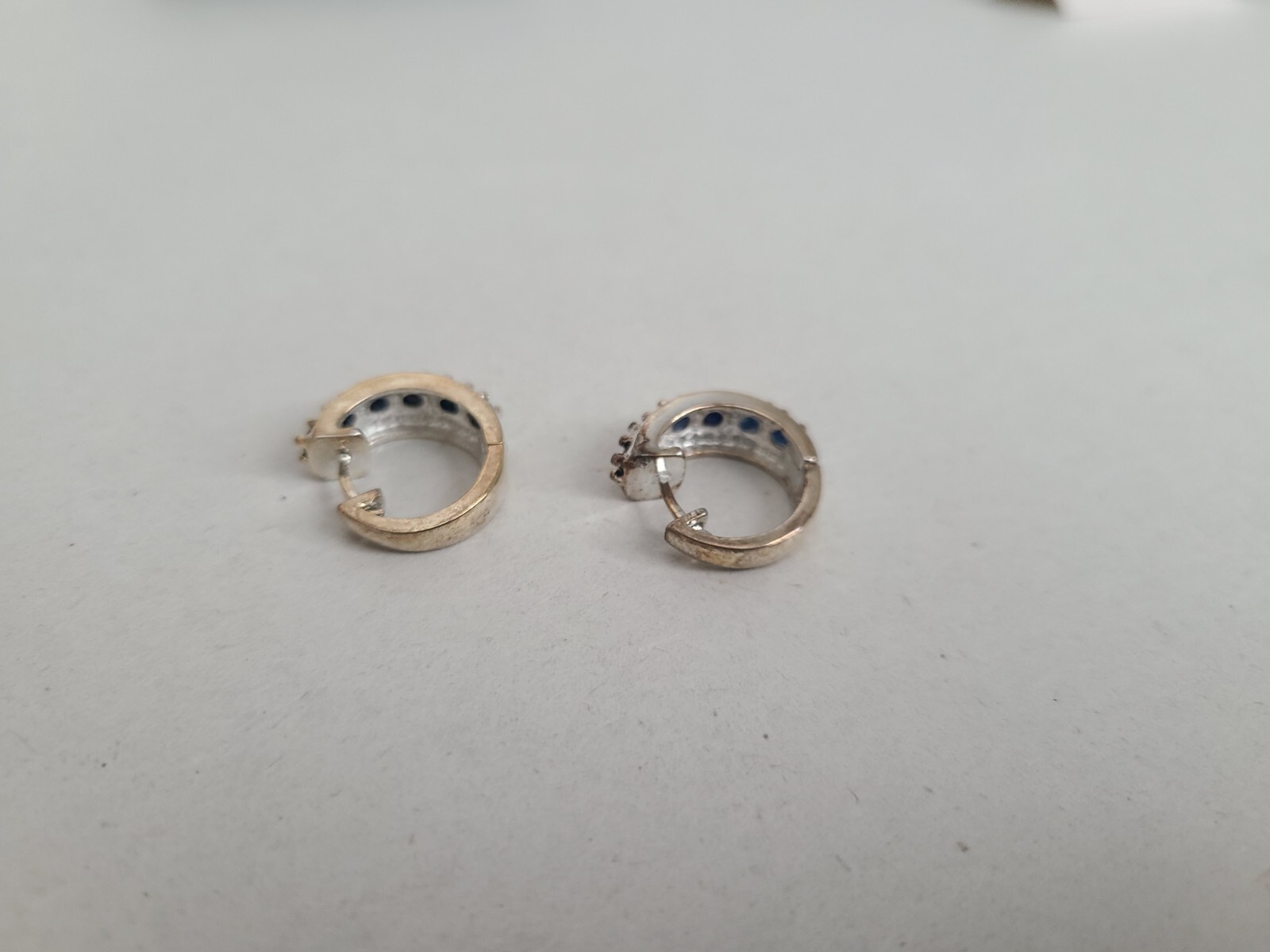 Earrings Set, September, Genuine Sapphire