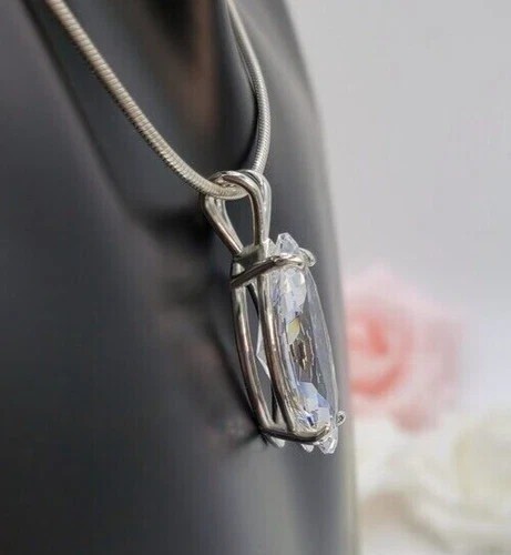2.00 Ct Certified Marquise Diamond Pendant-Great Luster Shine ! No Tariff.