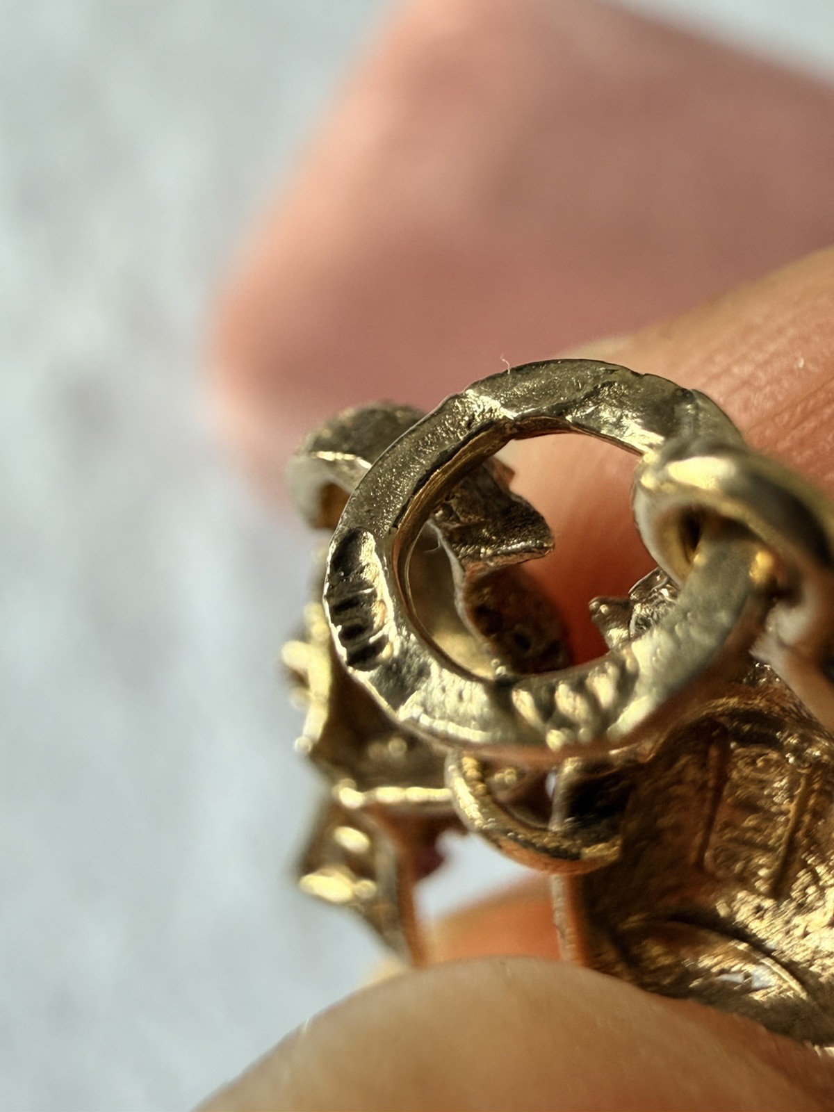 Vintage 1950’s gold Love Birds Pendant 10K gold