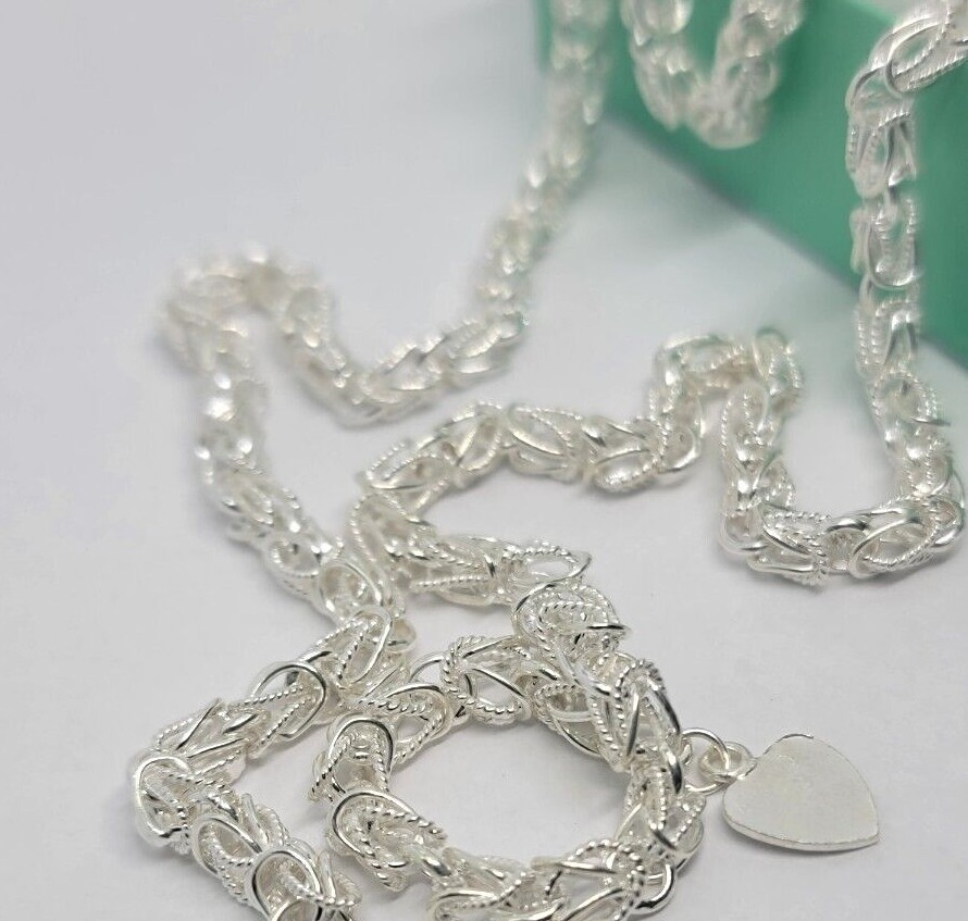 925 Sterling Silver Turkish Chain High Quality Necklace Bracelet 4mm Size 7″~30″
