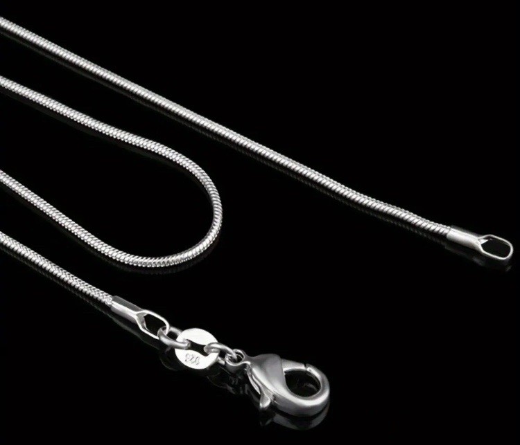 24” Solid 925 Sterling Silver Diamond Cut Sparkle Rope Chain Necklace 1mm