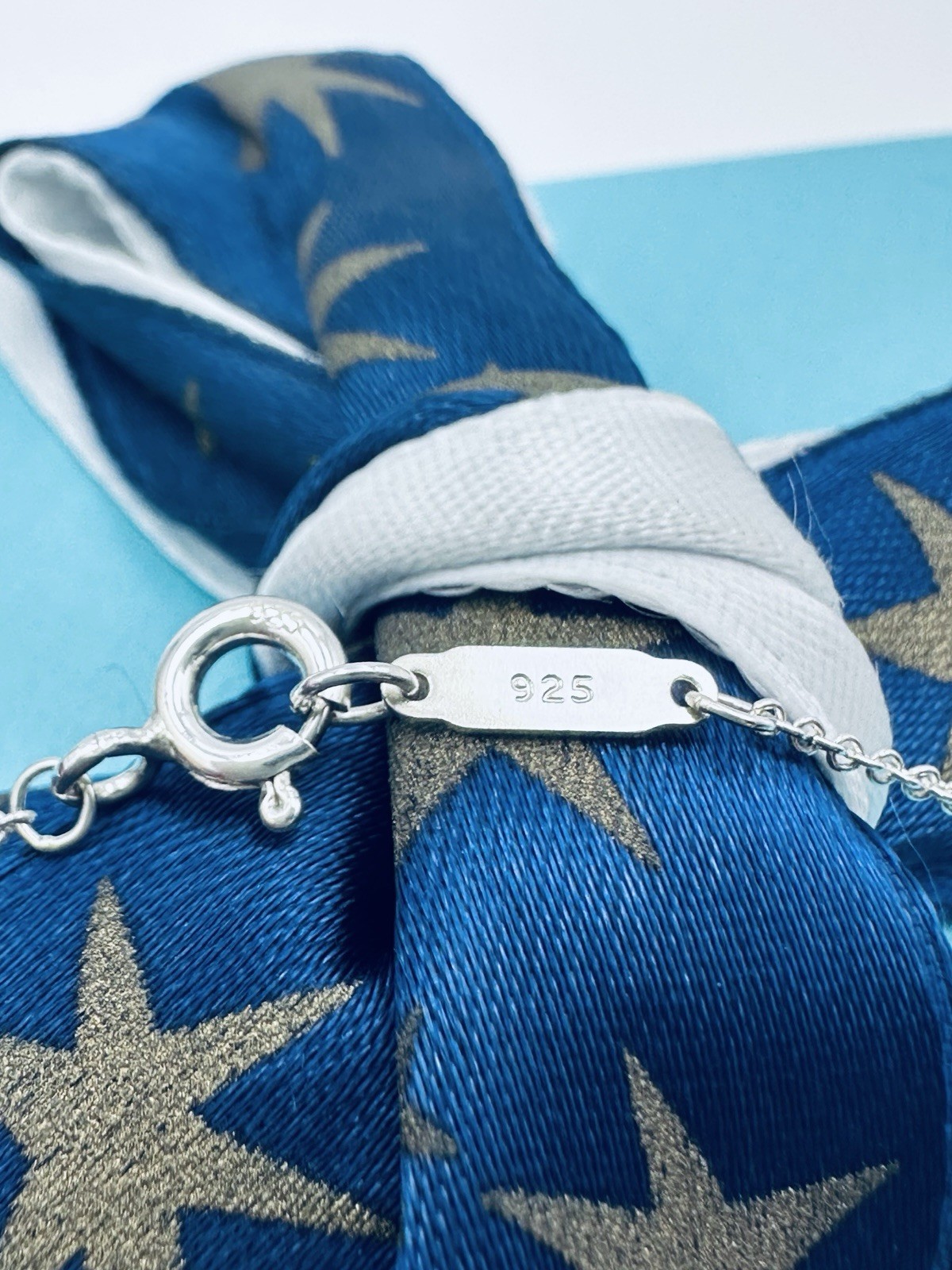Tiffany & Co. Retired Notes Letter J Disc Charm Necklace 16” in Silver w Pouch