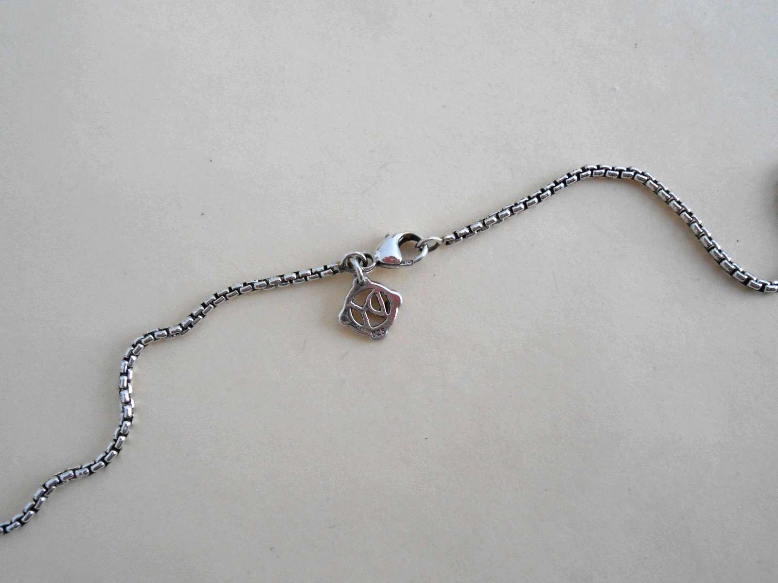 David Yurman Sterling silver 1.7 mm Box Chain Necklace 16” EUC
