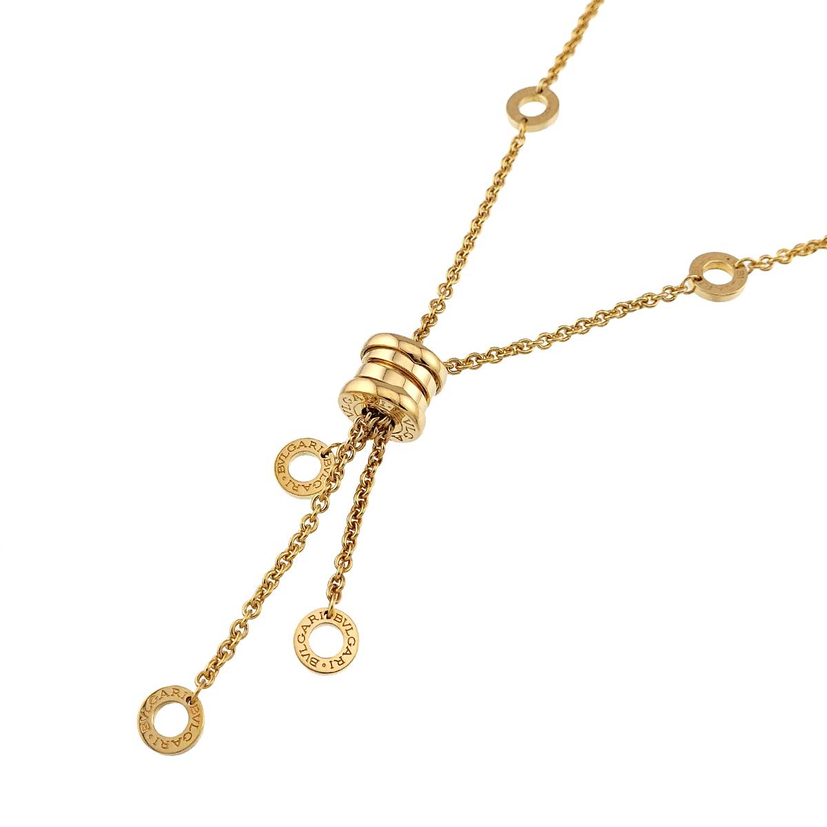BVLGARI B-ZERO1 Element Necklace 18K Yellow Gold 750 90312767