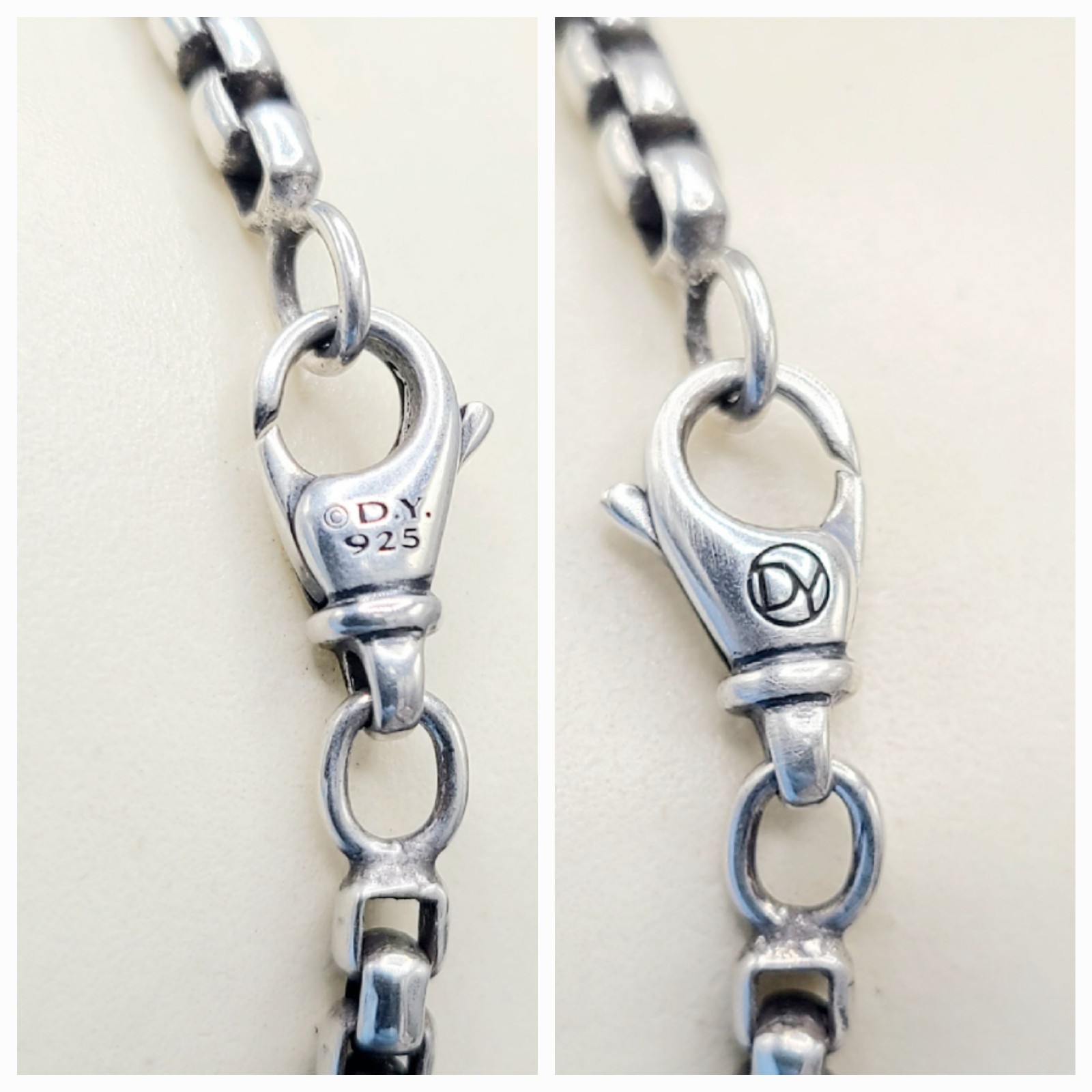David Yurman Medium Box Chain Necklace – 3.6mm – 26″ – FREE SHIPPING