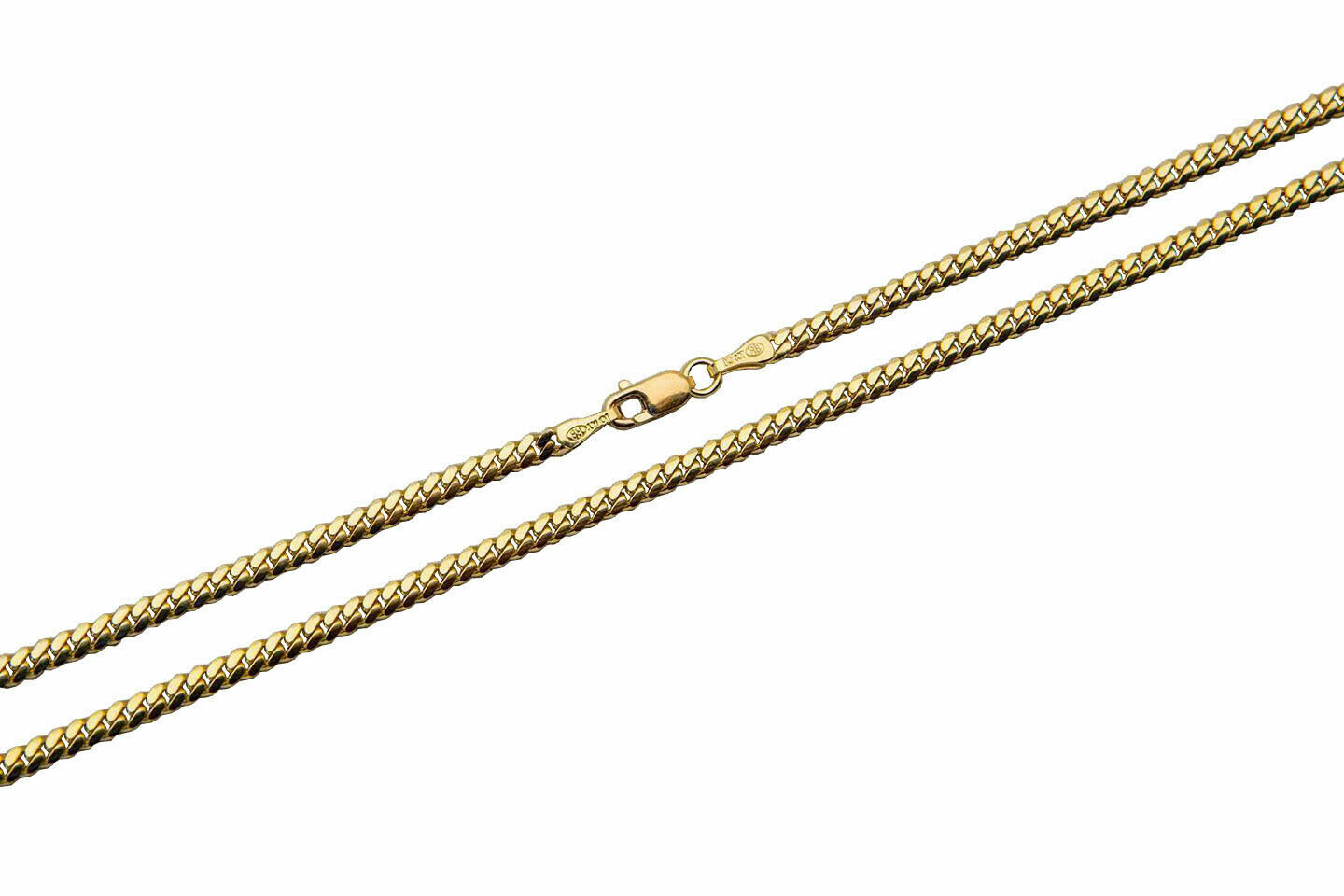 10k Yellow Gold Solid 2mm-6mm Miami Cuban Link Chain Necklace Bracelet 7″-30″
