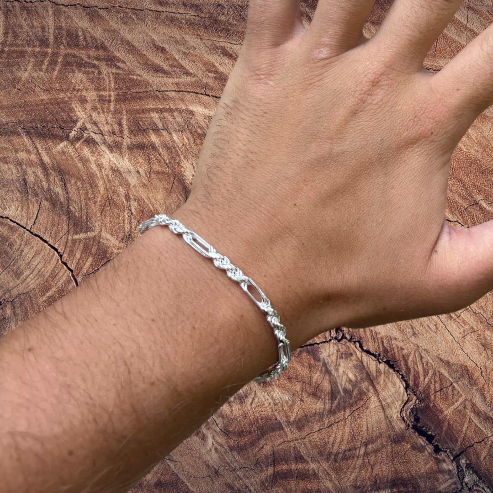 4mm Figarope Milano Bracelet – Solid 925 Sterling Silver Or 14k Gold Vermeil