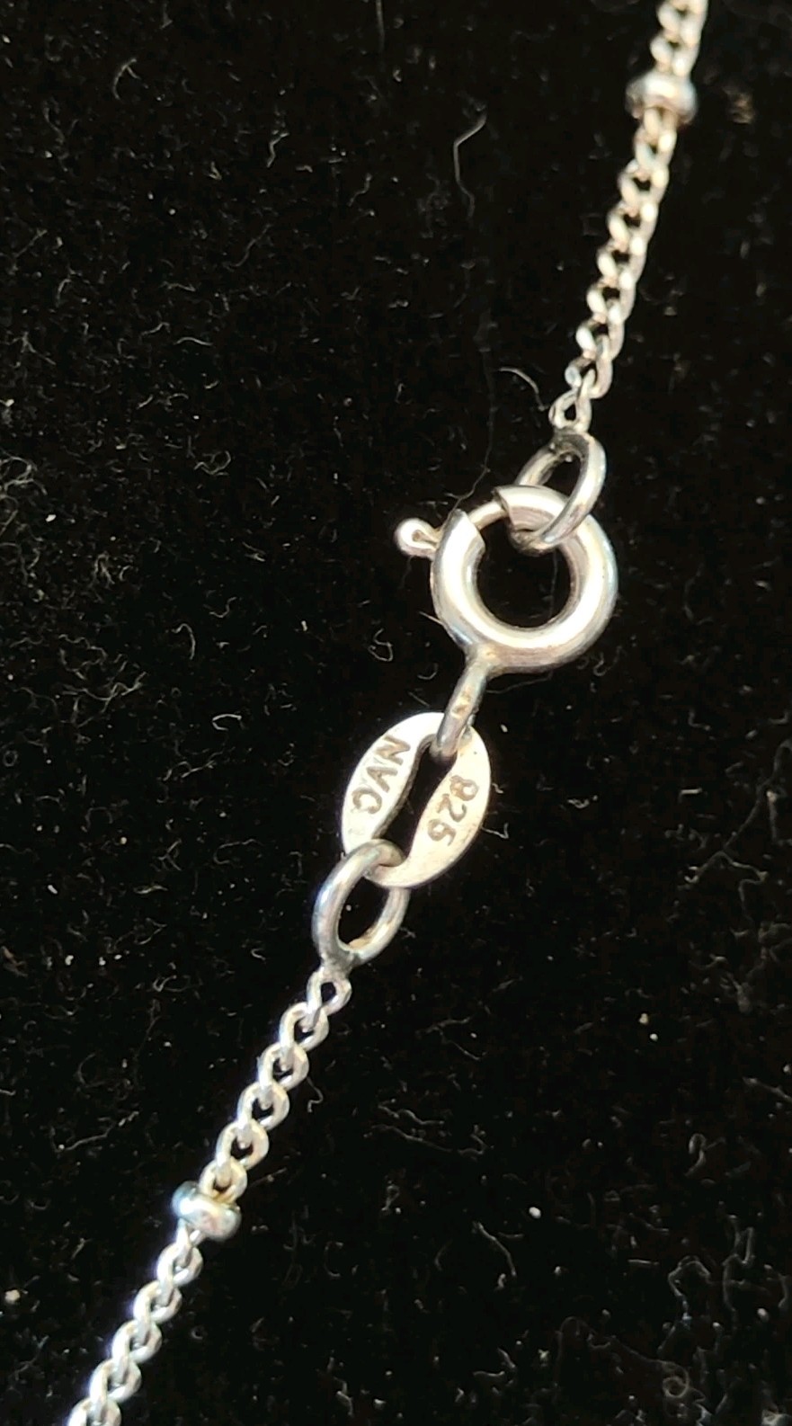 Vintage DTR 925 Silver Amber Pattern Plastic Pendent And Earrings 18″ Chain Set