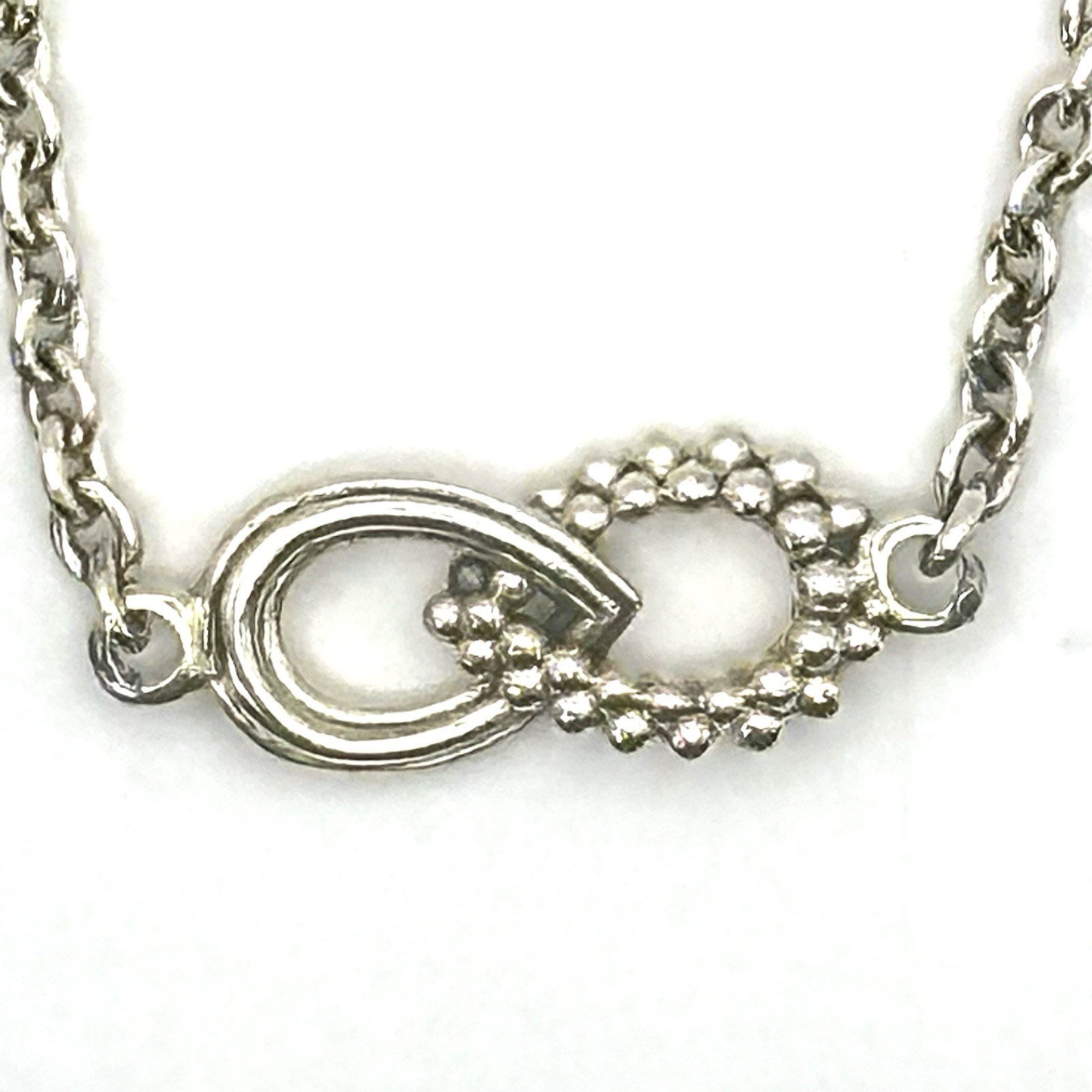 Lagos Signature Caviar Silver Fluted Station Necklace