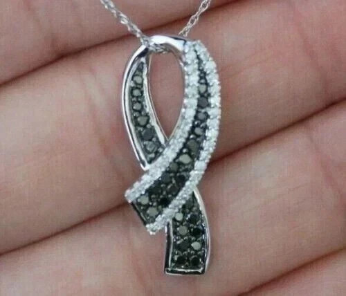 2CT Round Cut Lab Created Diamond Pendant 14K White Gold Finish