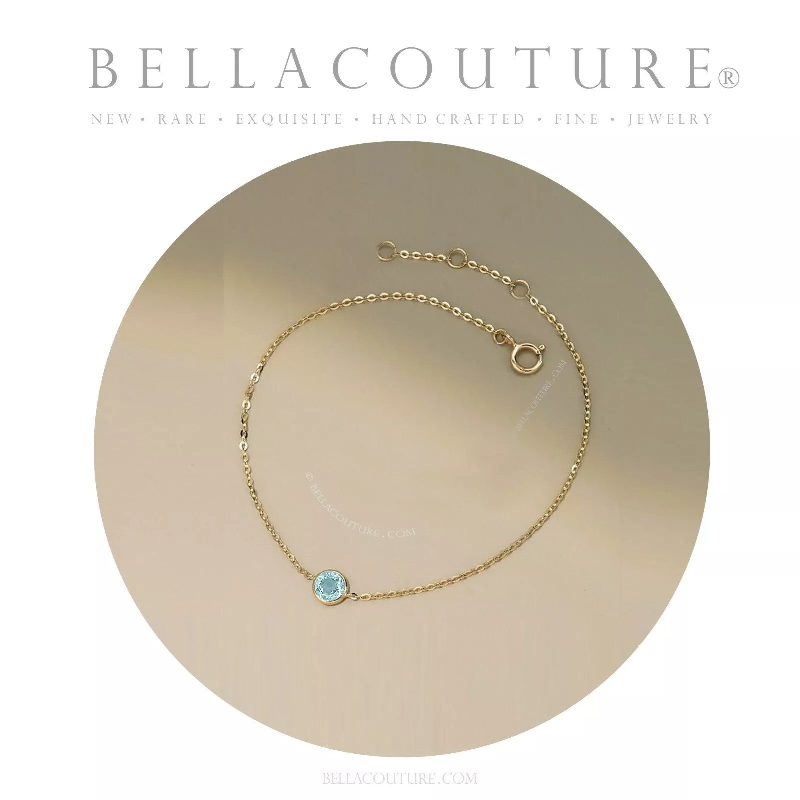 ❤️NEW BC® 14K YELLOW GOLD NATURAL PERSIAN TURQUOISE STATION NECKLACE 18″ – 16″