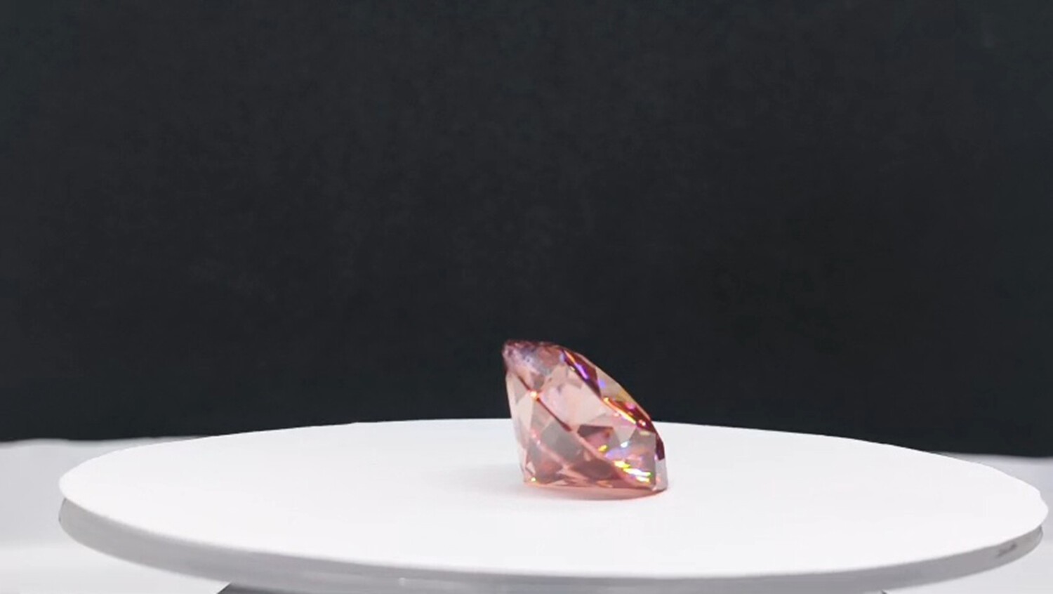 Delicate 5.3 Ct Pink Round Cut Lab Grown Diamond Pendant in Sterling Silver