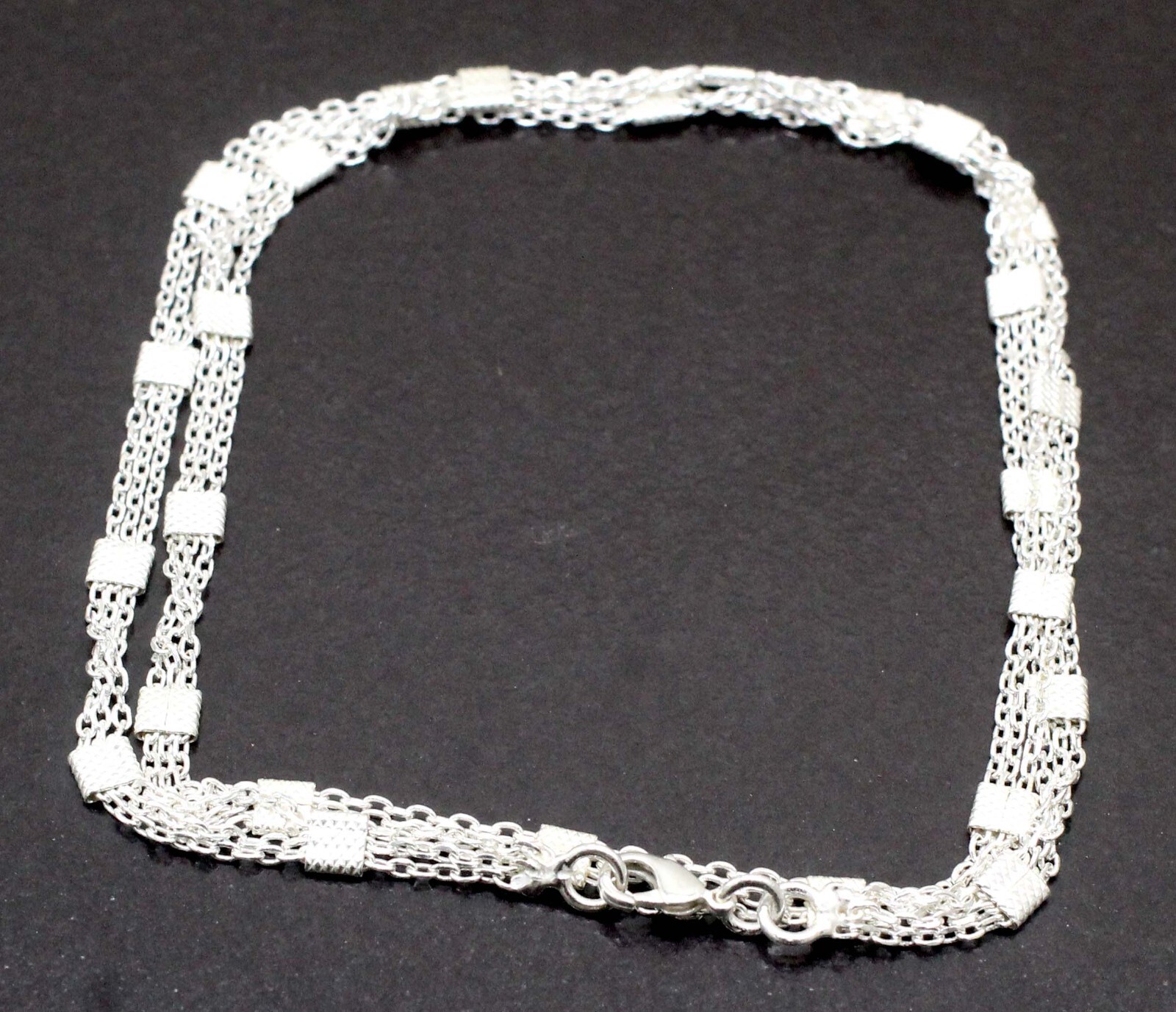 925 Sterling Silver Handmade Jewelry Beautiful Adorable Chain Necklace S-20-22″