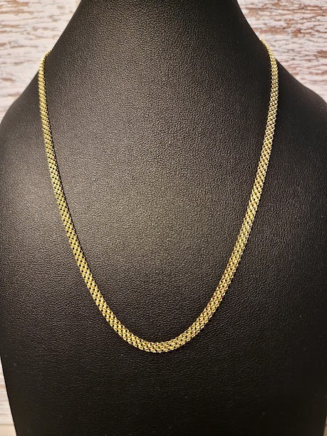 14k Gold Bismark chain 18 inches 3.5mm
