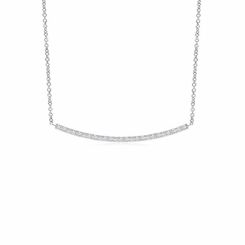 1.00+ Ct F VS Smiley Necklace Lab Created Grown Diamond Real 925 Sterling Silver