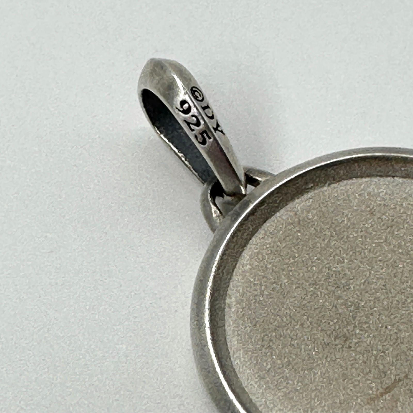 David Yurman 925 Sterling Silver Saint Christopher Amulet Pendant