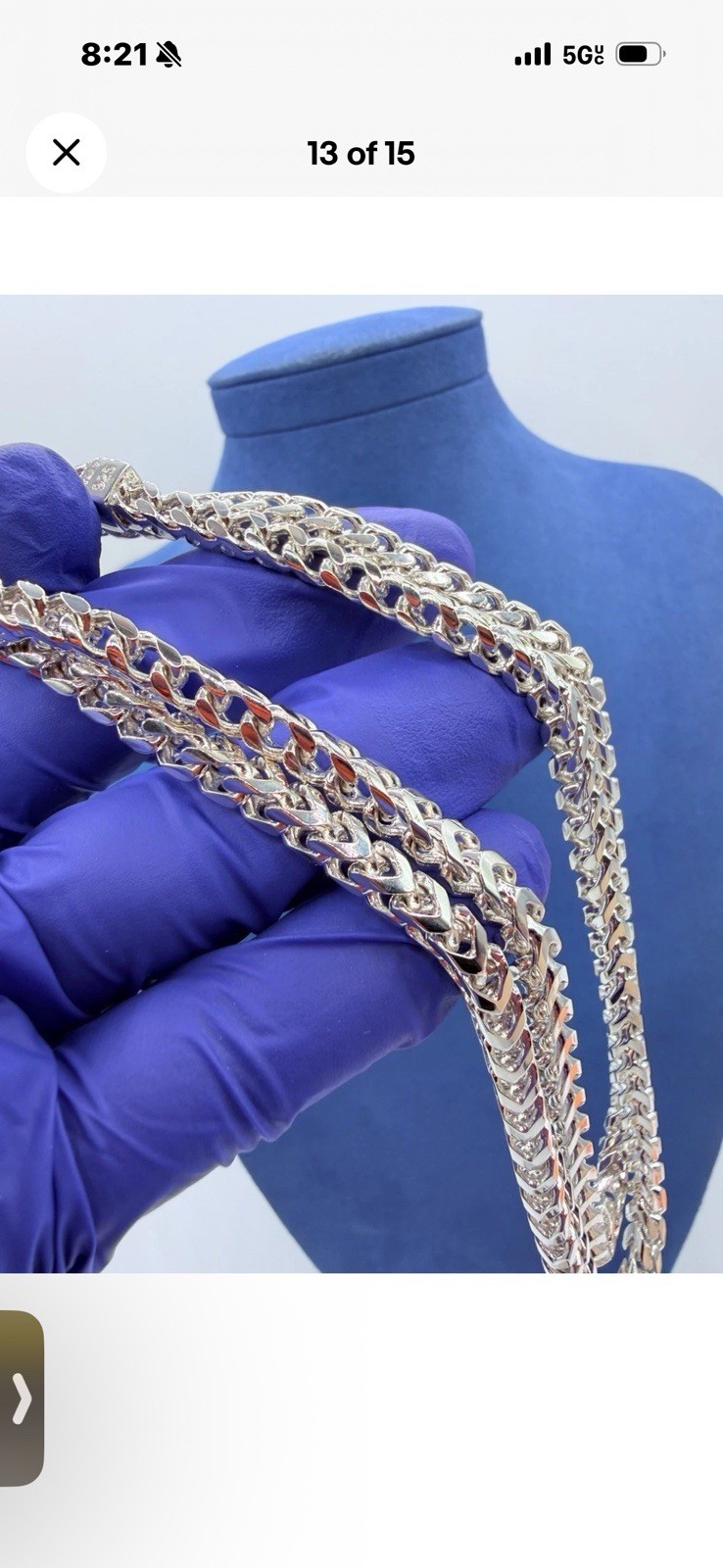 HEAVY SOLID 925 ITALY STERLING SILVER FRANCO CHAIN NECKLACE 28 6MM 863G G2U