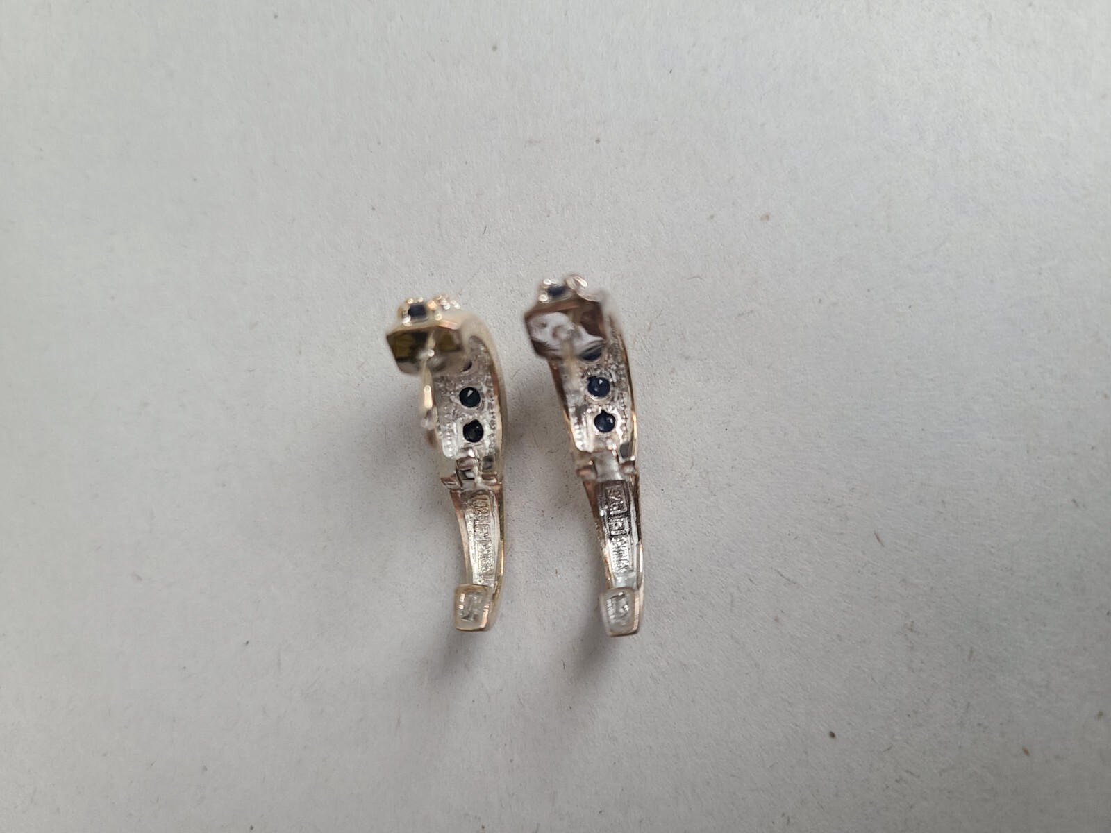 Earrings Set, September, Genuine Sapphire