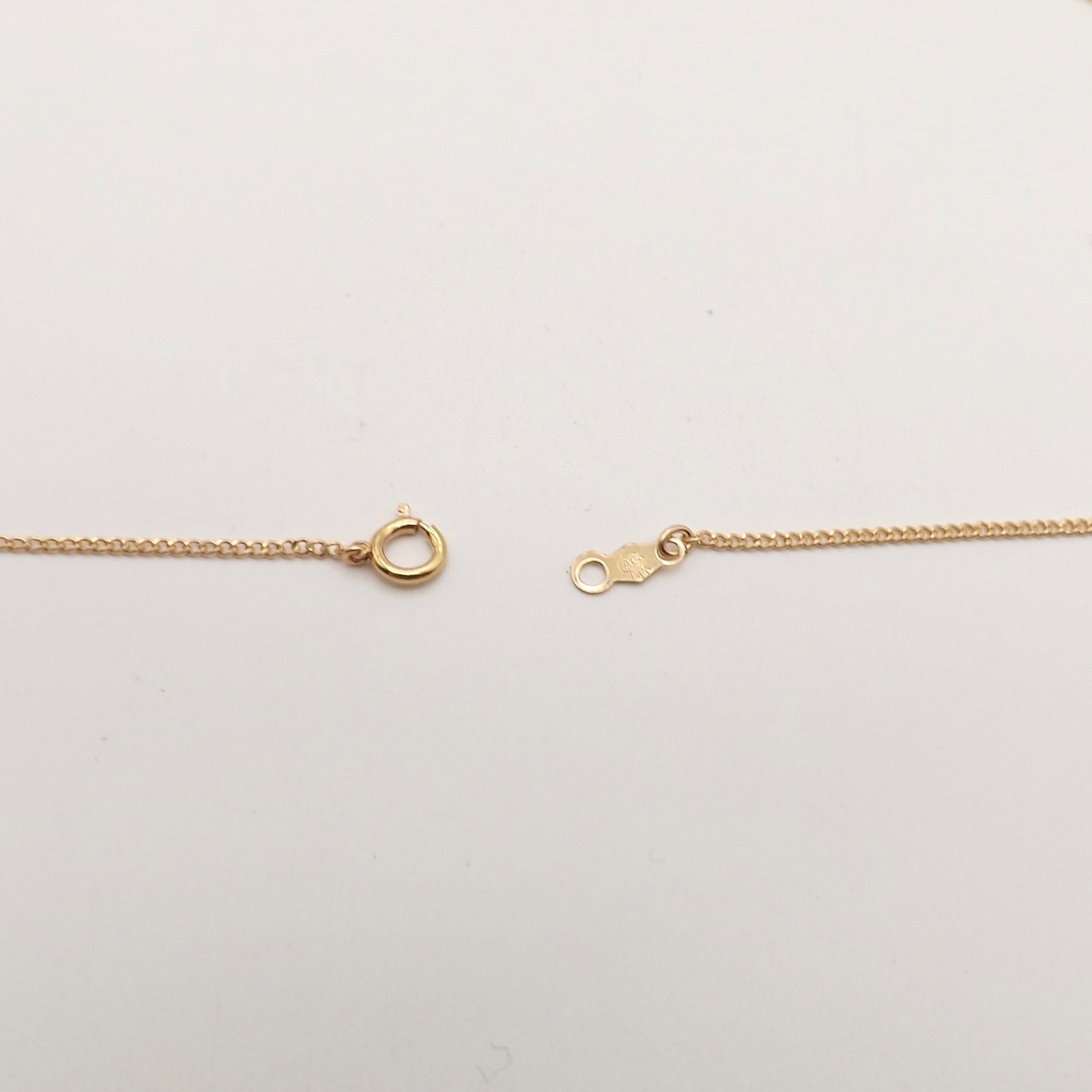 14k Gold Akoya Pearl Solitaire Pendant Necklace June Birthstone 18in 7mm