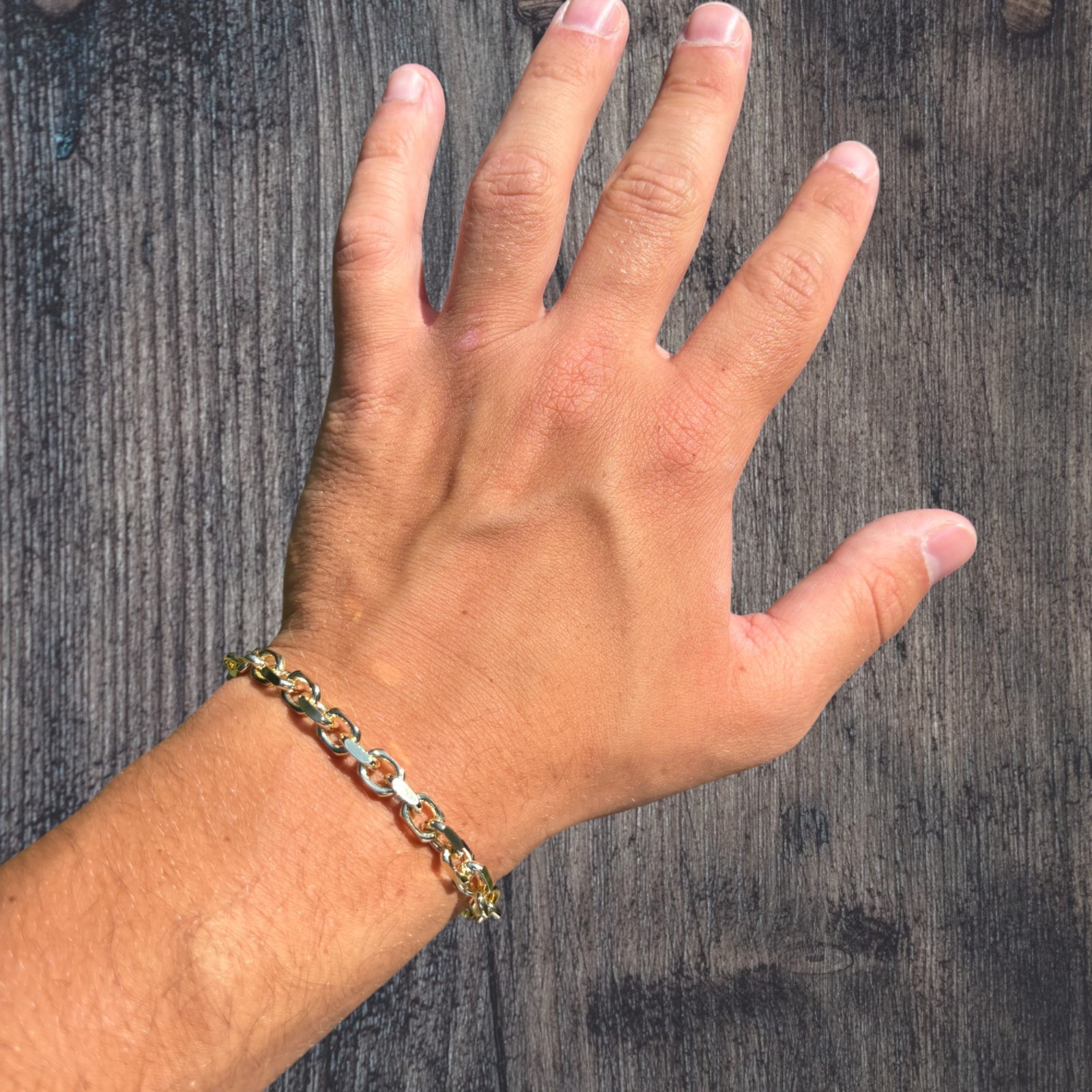 6mm Anchor Cable Bracelet – Real Solid 925 Sterling Silver Or 14k Gold Vermeil