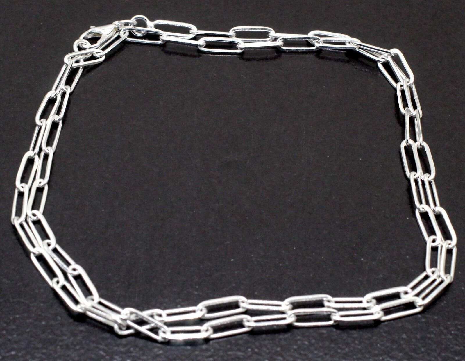 925 Sterling Silver Handmade Jewelry Beautiful Adorable Chain Necklace S-20-22″